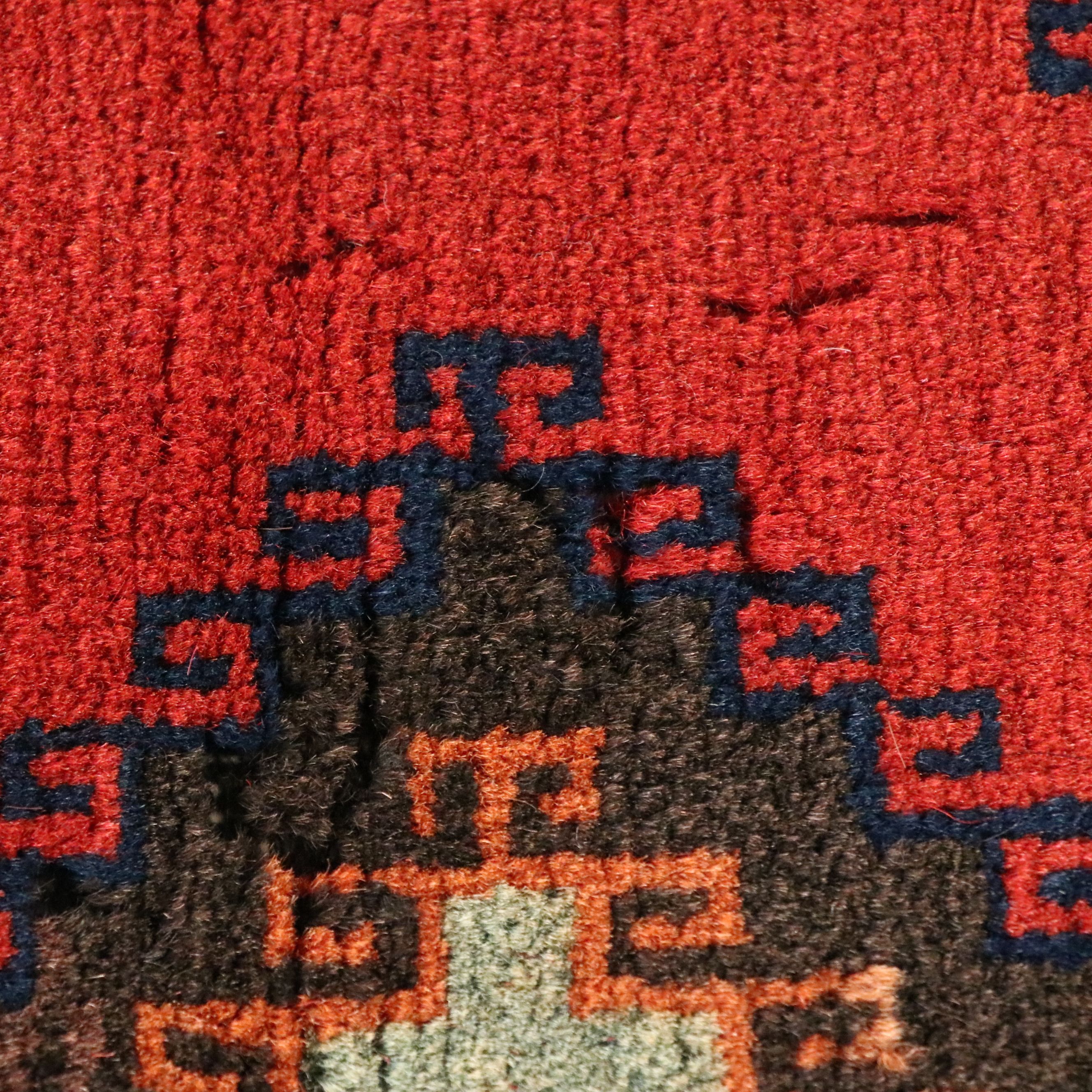 2'3 x 4'1 Hand-Knotted Turkish Bergama Pillow Cover Bag