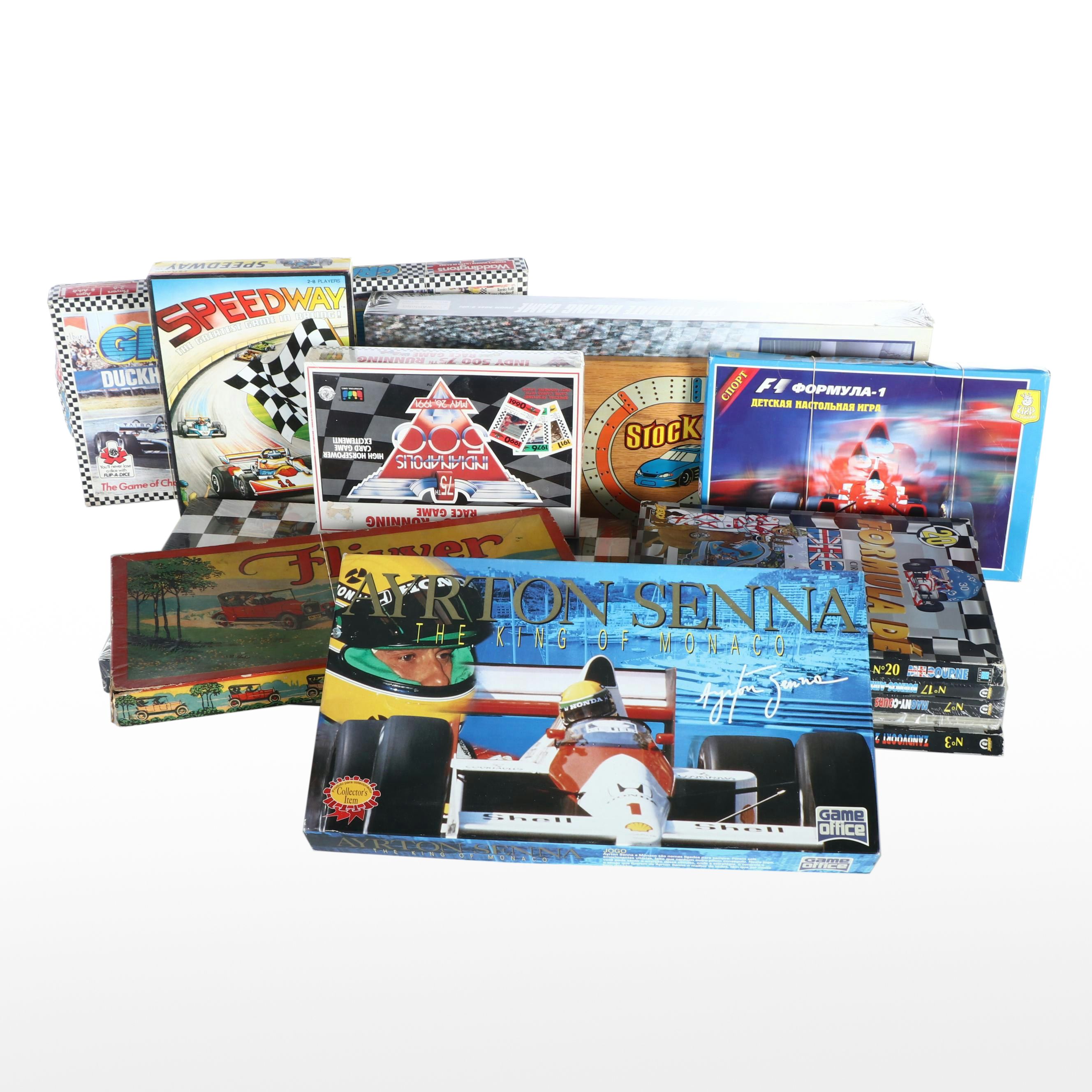 "Grand Prix", "Speedway", and More Auto Racing Themed Board Games