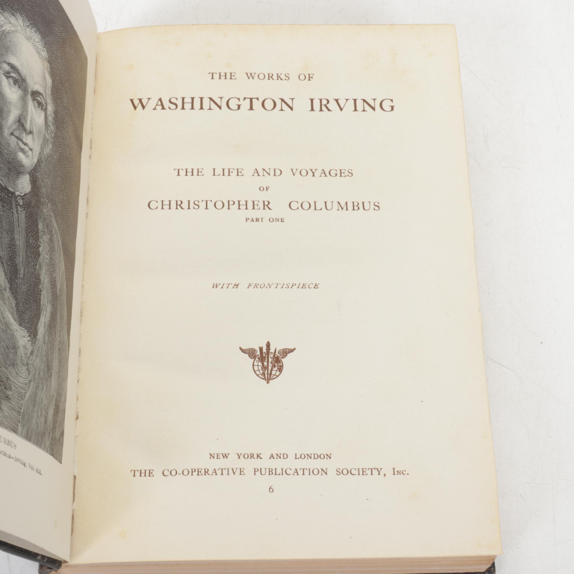 "The Works of Washington Irving" and More Books, Early to Mid  20th Century