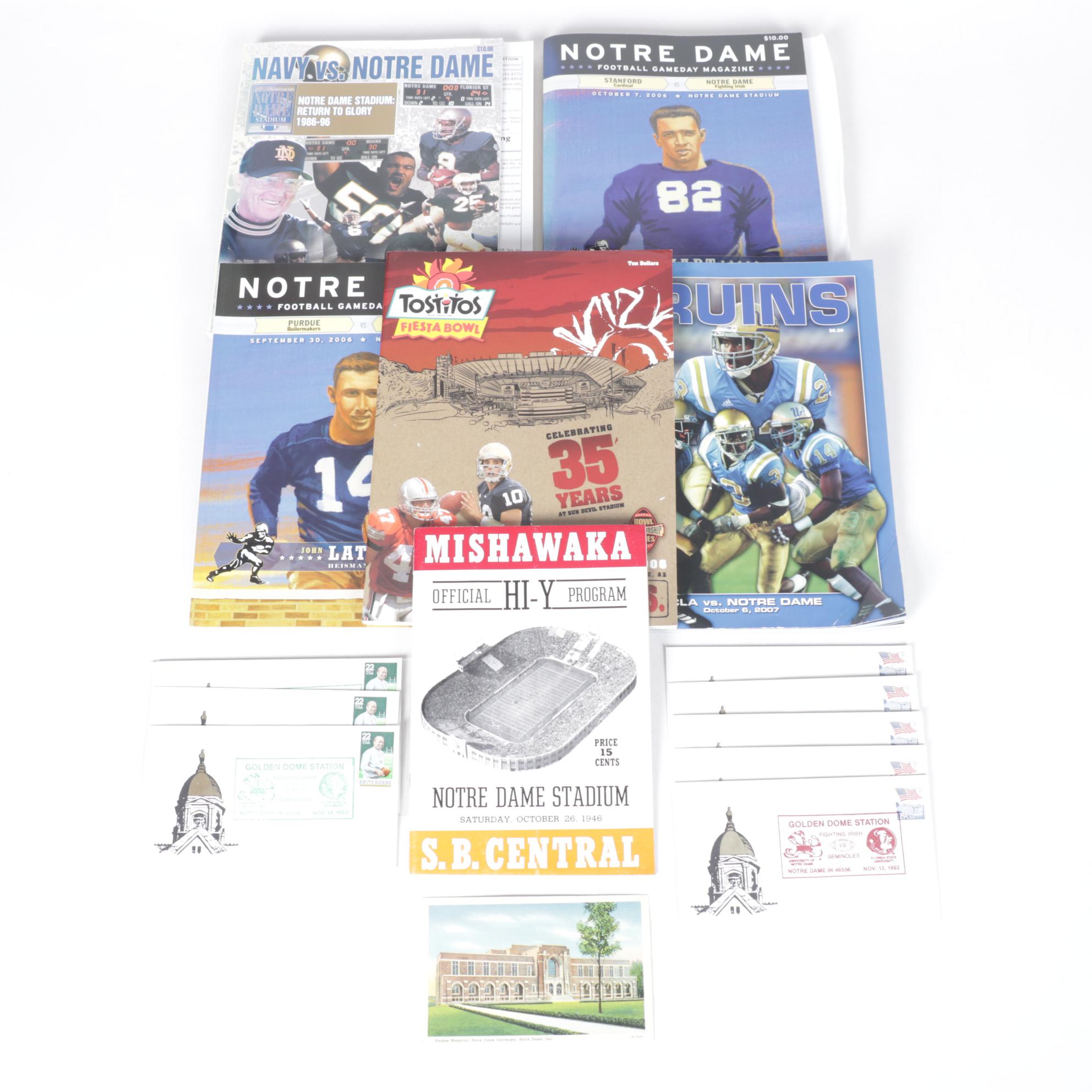 Notre Dame Fighting Irish Magazines and Memorabilia Ephemera, 2000s