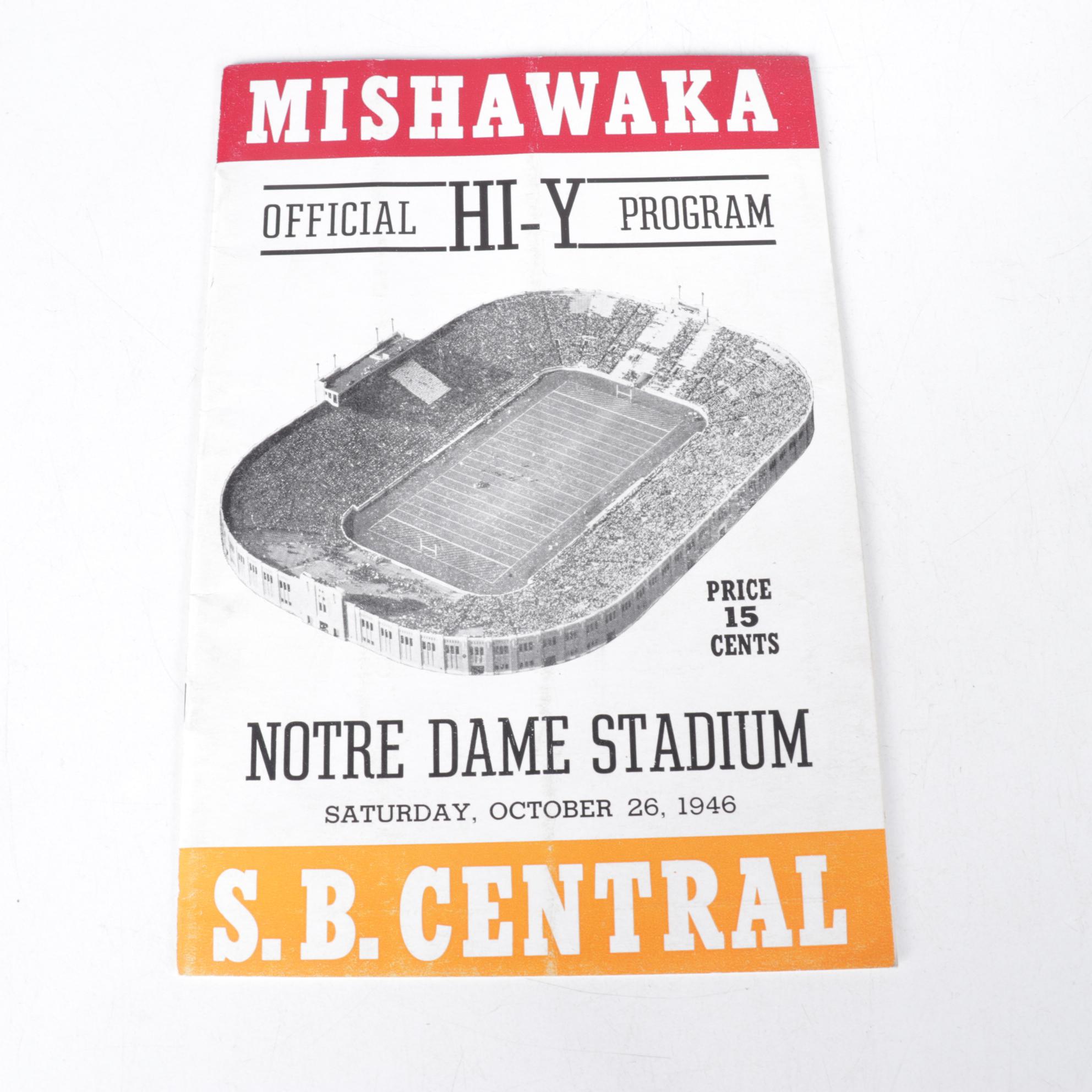 Notre Dame Fighting Irish Magazines and Memorabilia Ephemera, 2000s