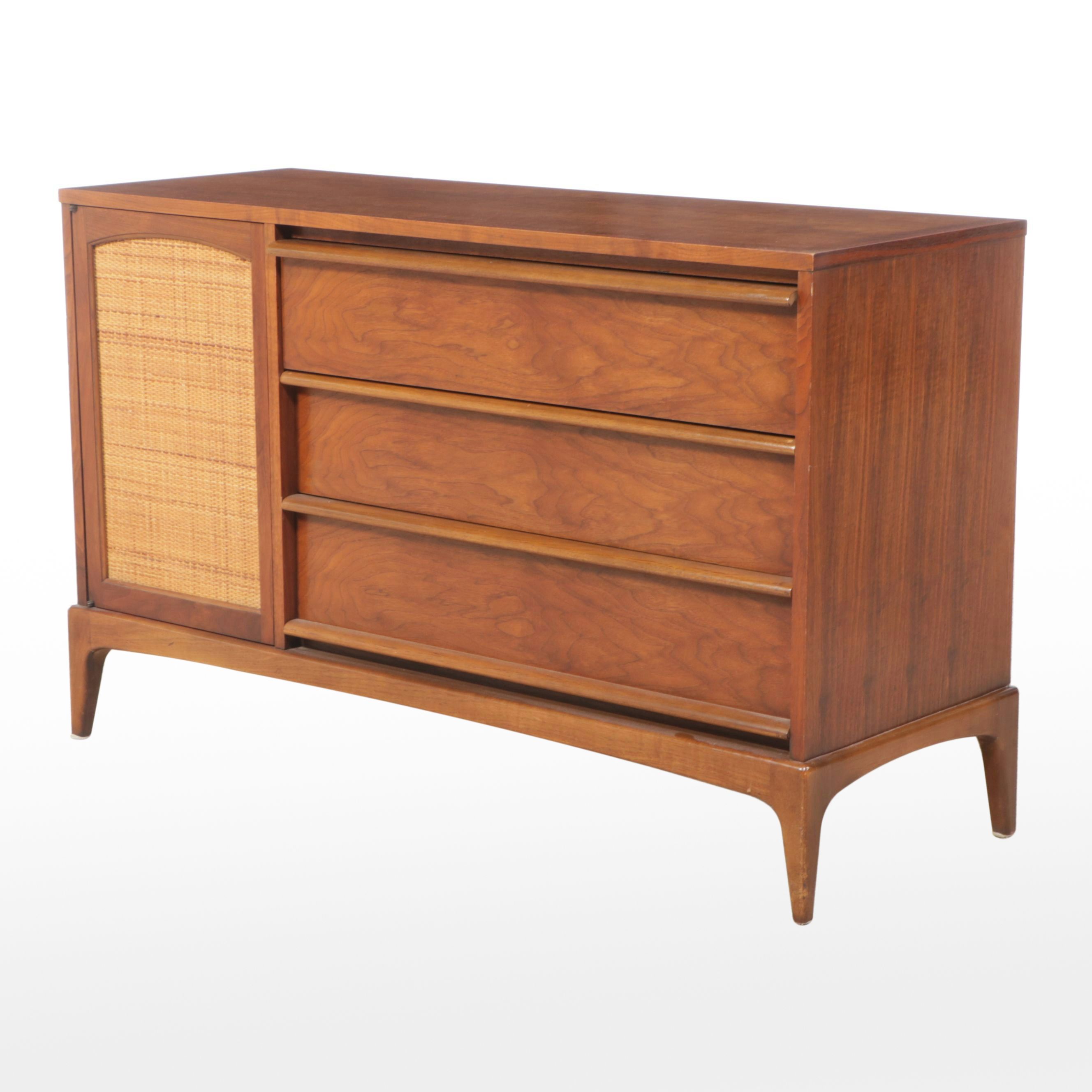 Lane Mid Century Modern Style Walnut Sideboard
