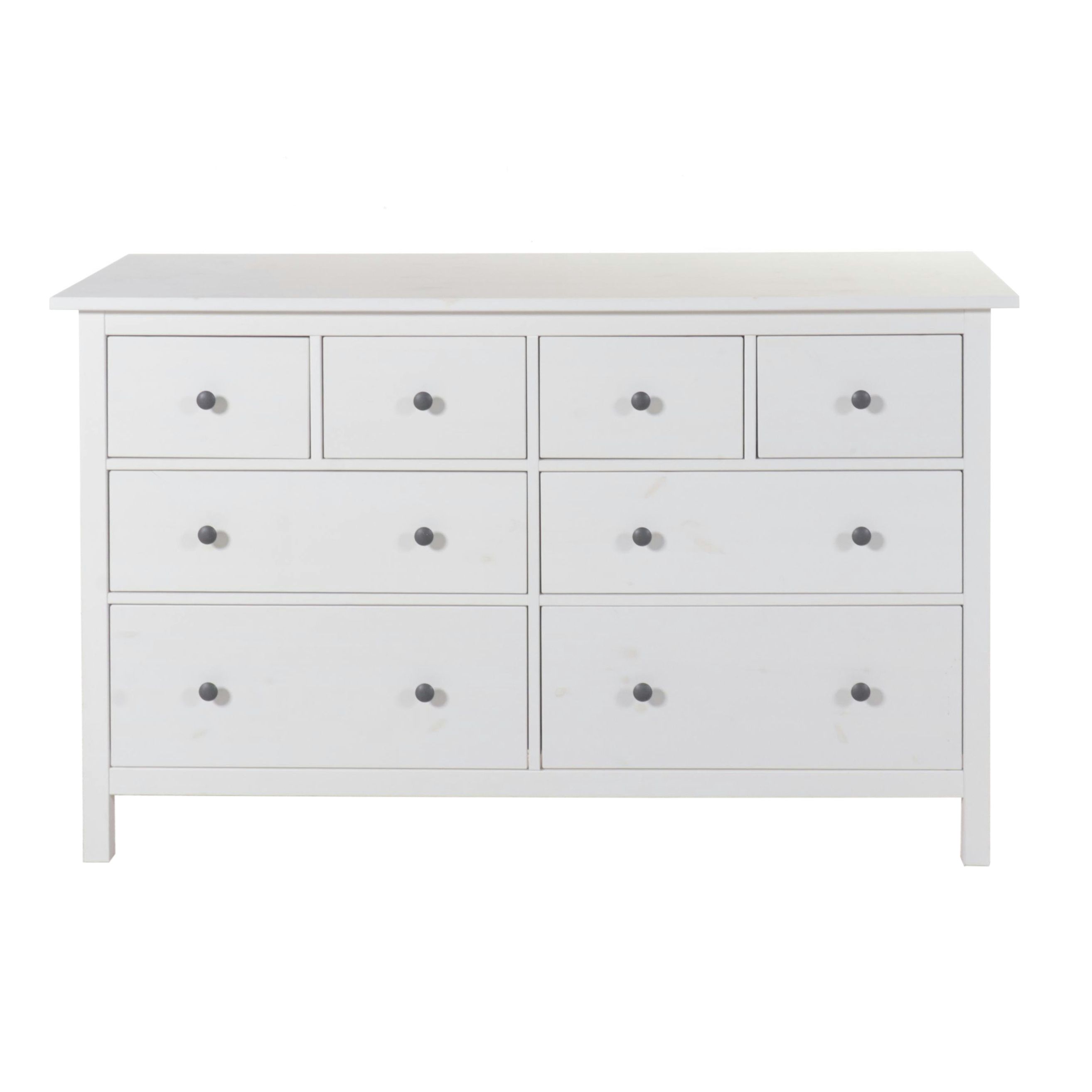 IKEA "Hemnes" Wall Mirror with White Chest of Drawers