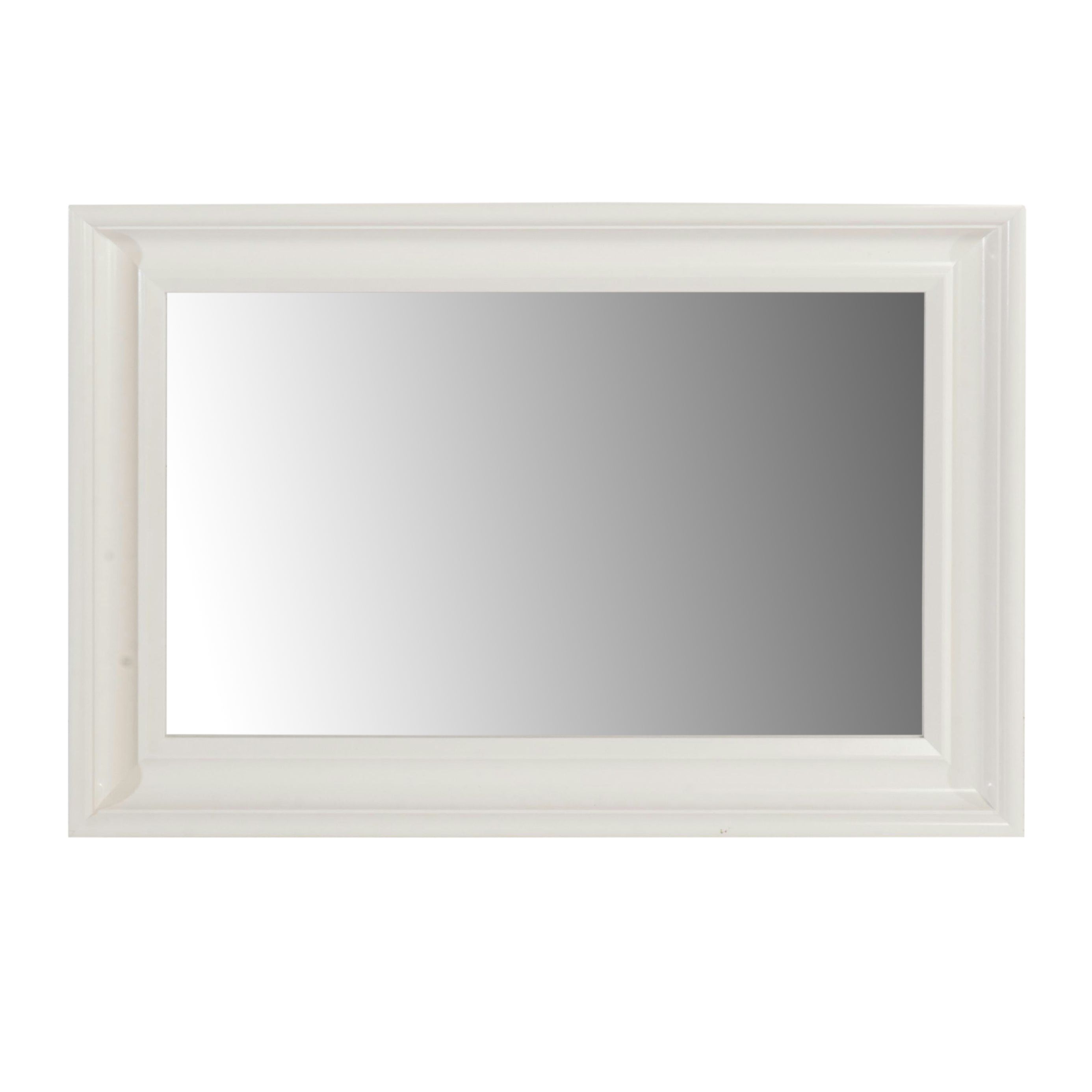 IKEA "Hemnes" Wall Mirror with White Chest of Drawers