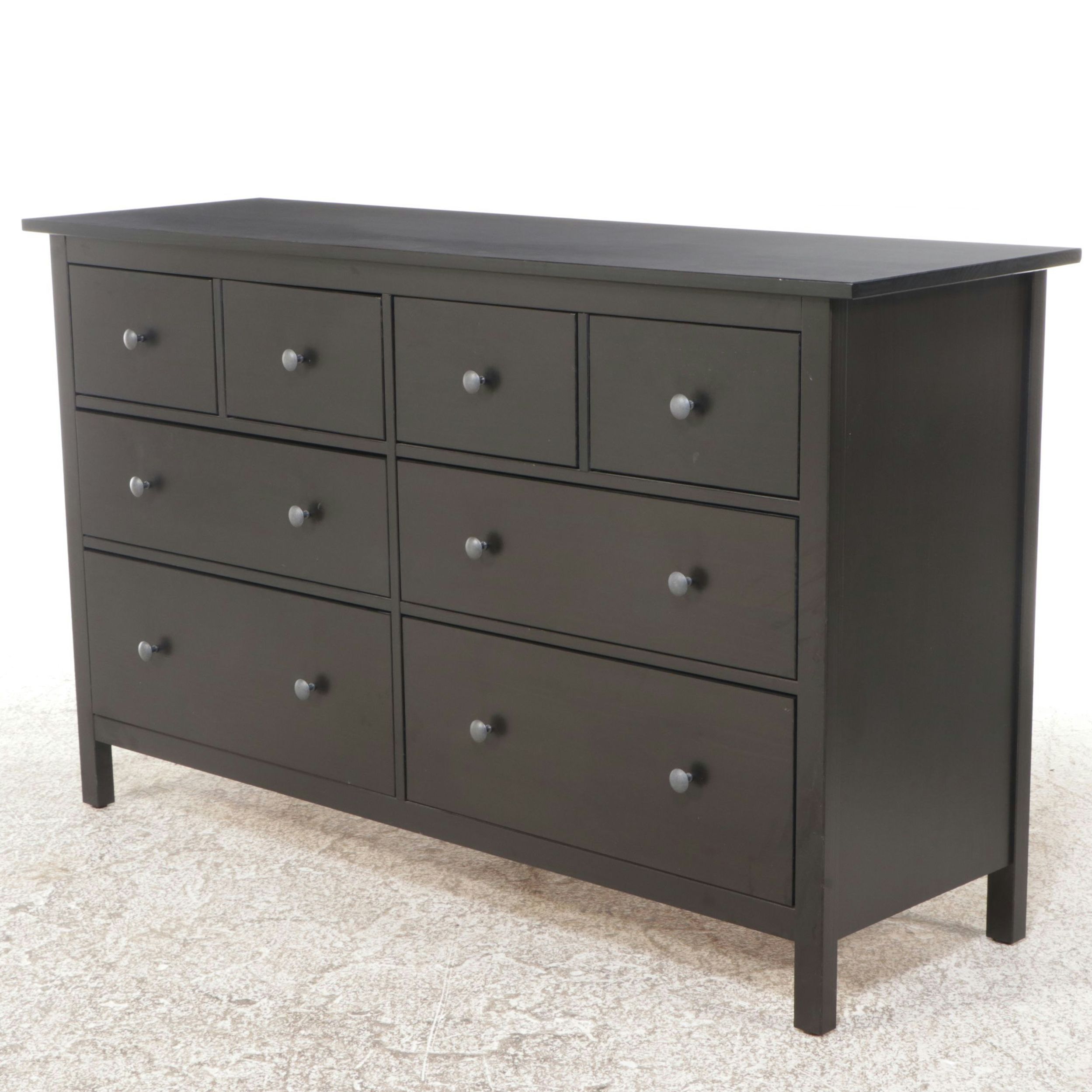 Contemporary Ebonized Wood Chest of Drawers