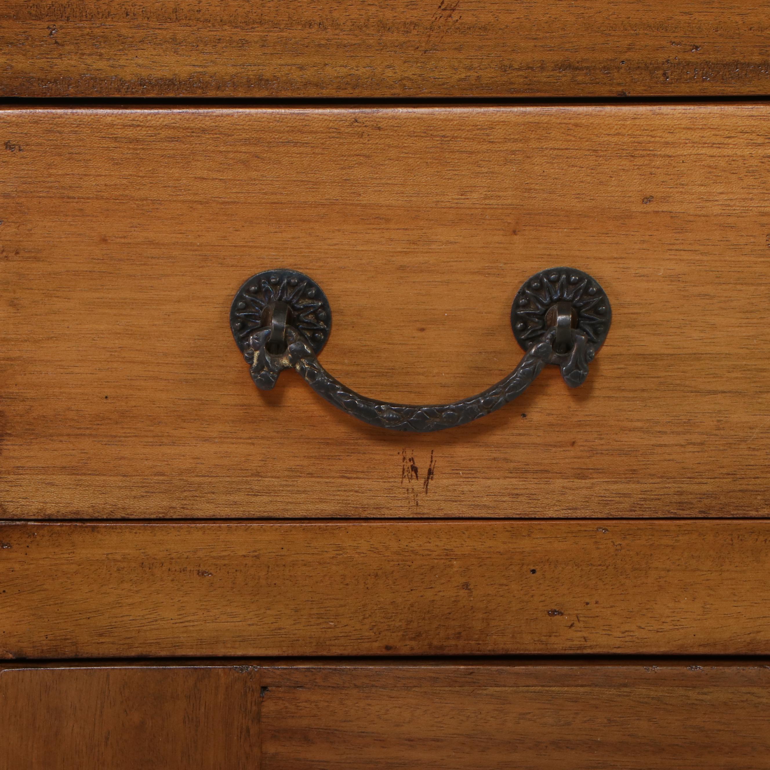 Marie Albert French Provincial Style Walnut China Cabinet