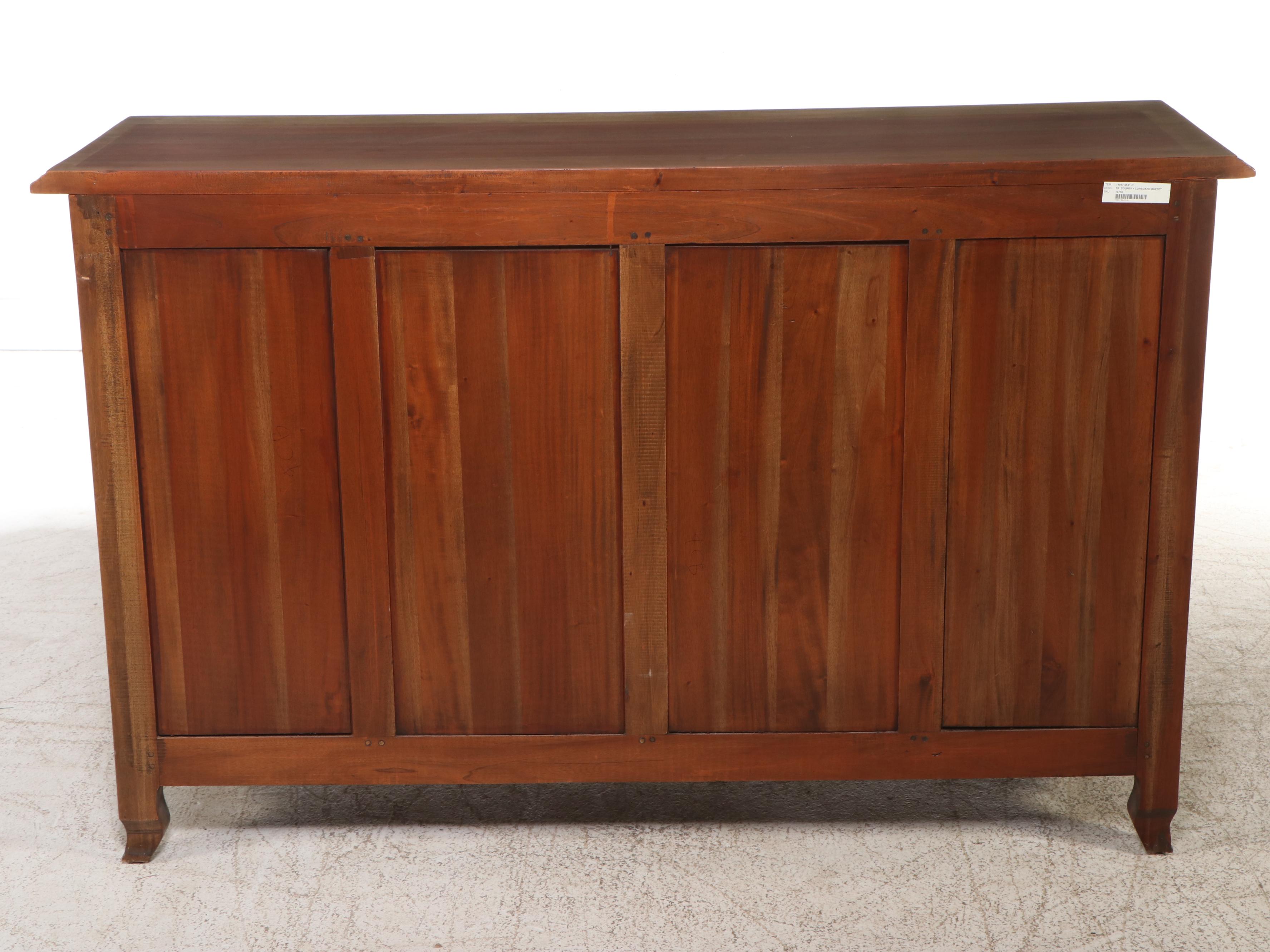 Marie Albert French Provincial Style Walnut China Cabinet