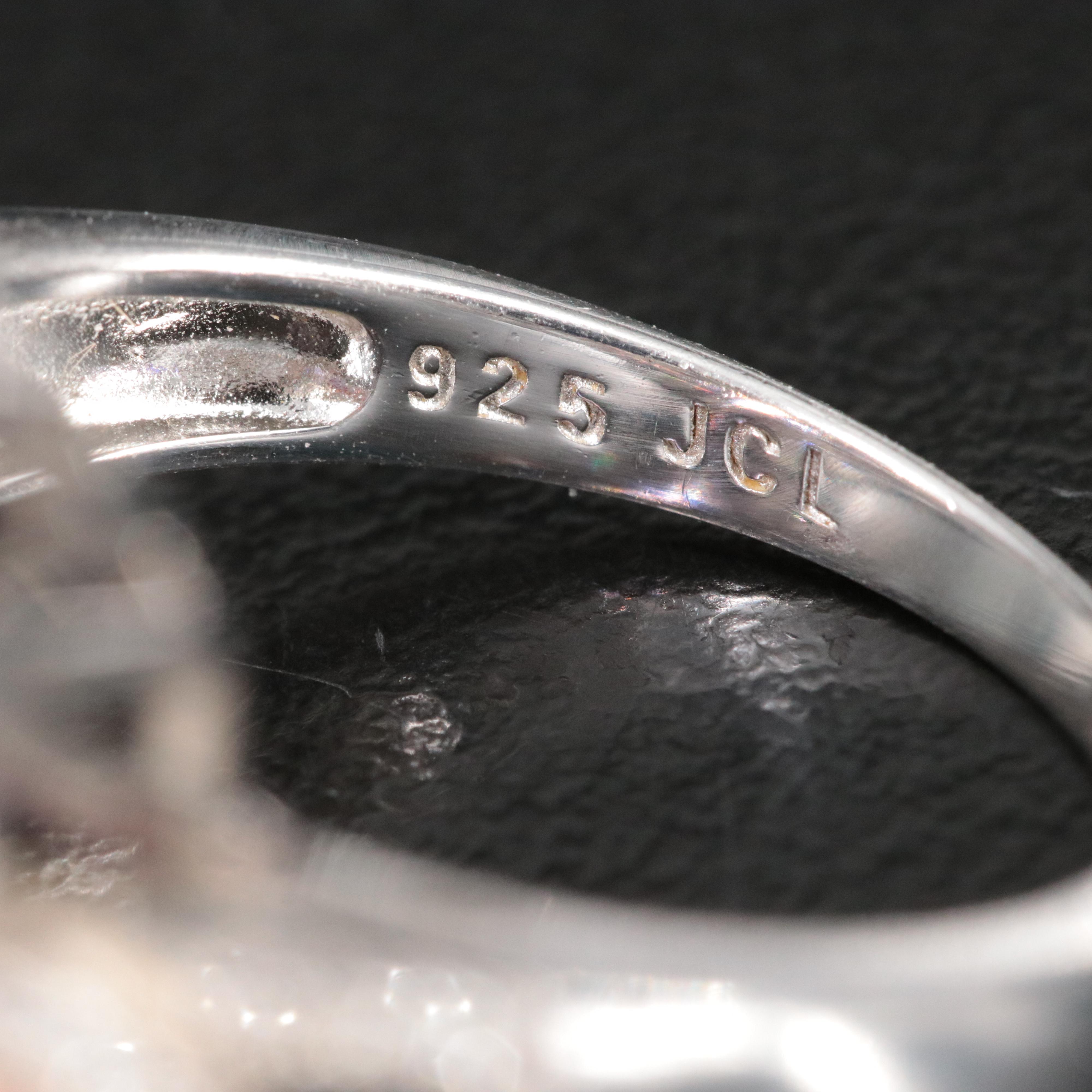 Sterling Ametrine and Topaz Ring