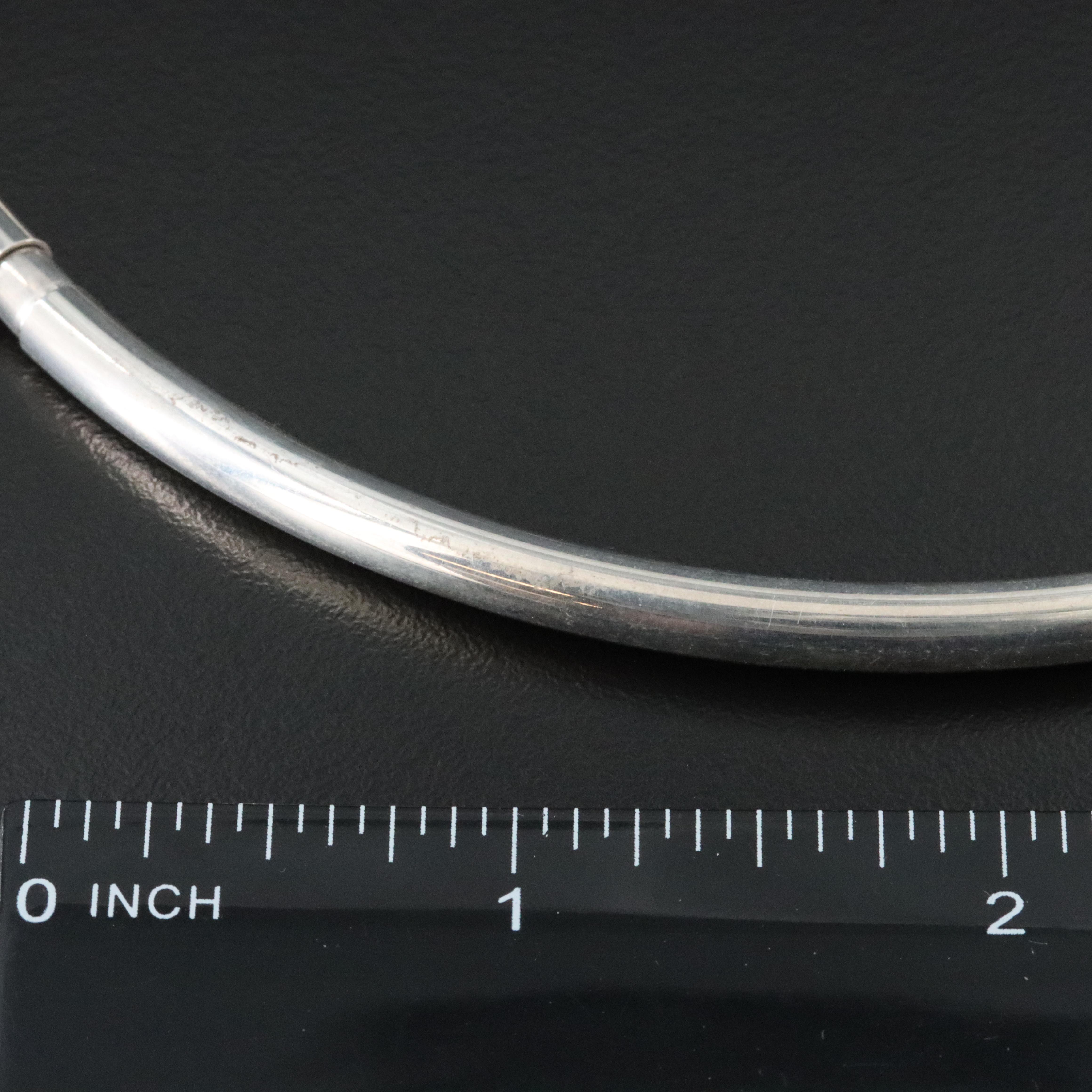 Sterling Segmented Collar Necklace