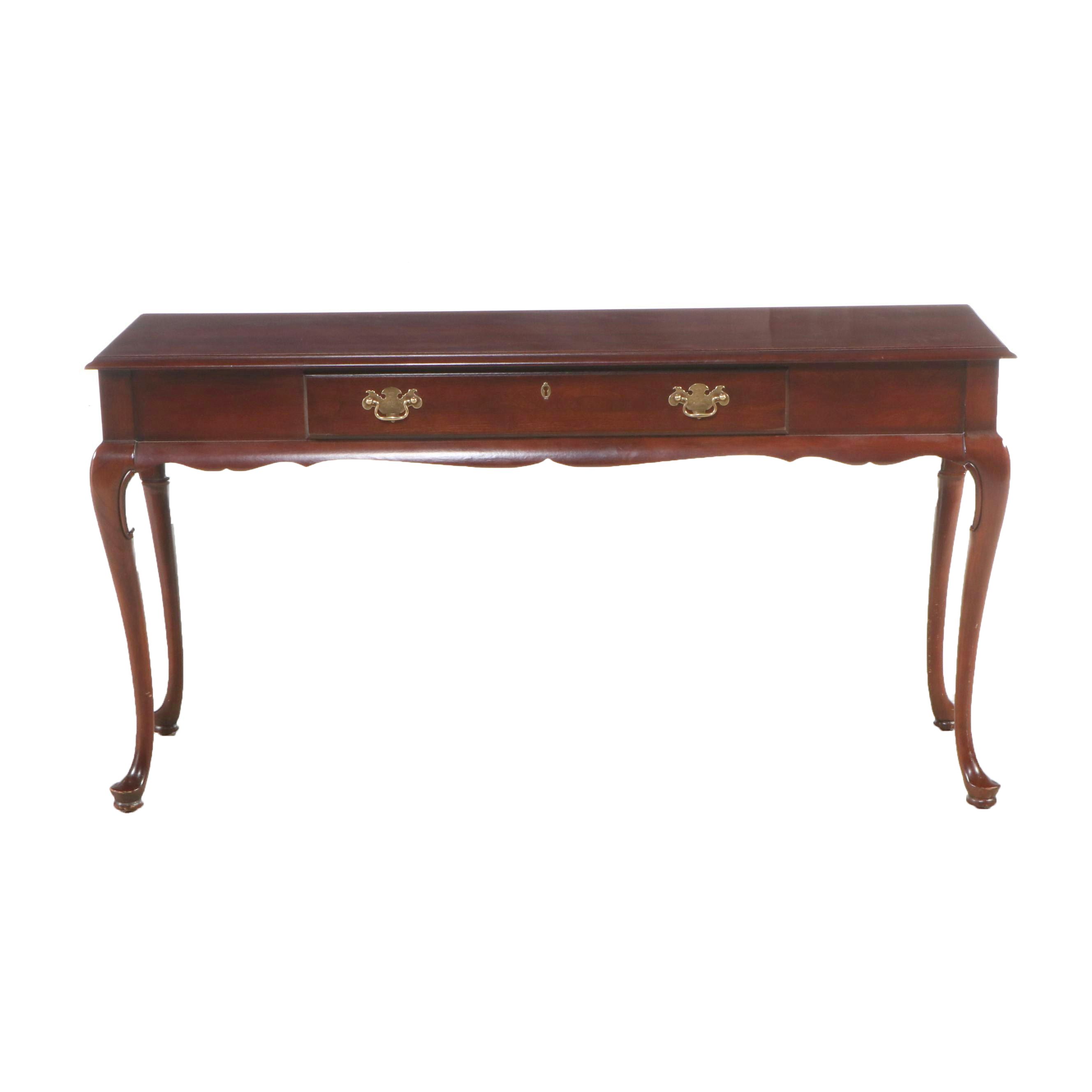 Gordon's Inc. Queen Anne Style Mahogany Console Table