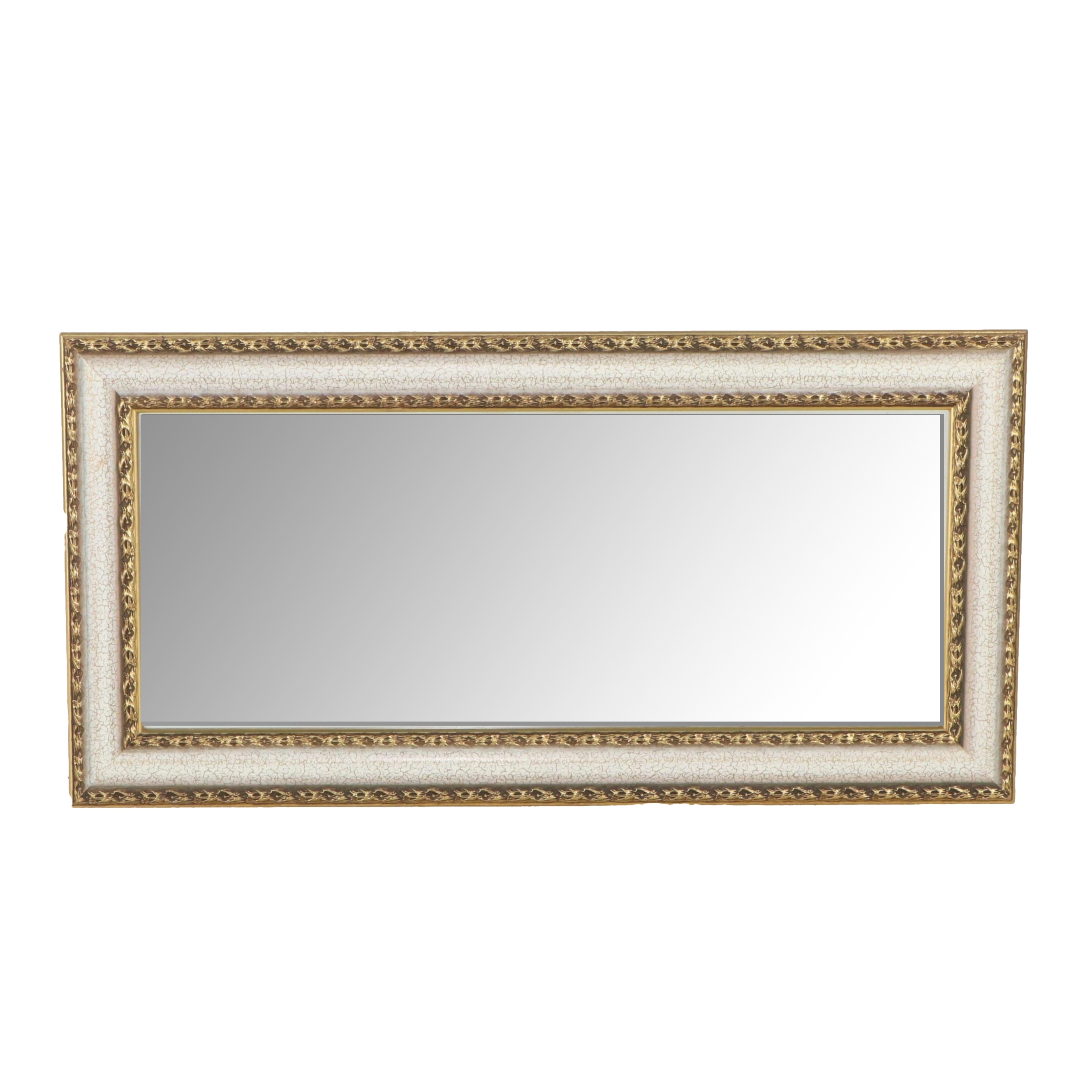 Cedar Creek Collection Parcel Gilt and Crackle Painted Wall Mirror