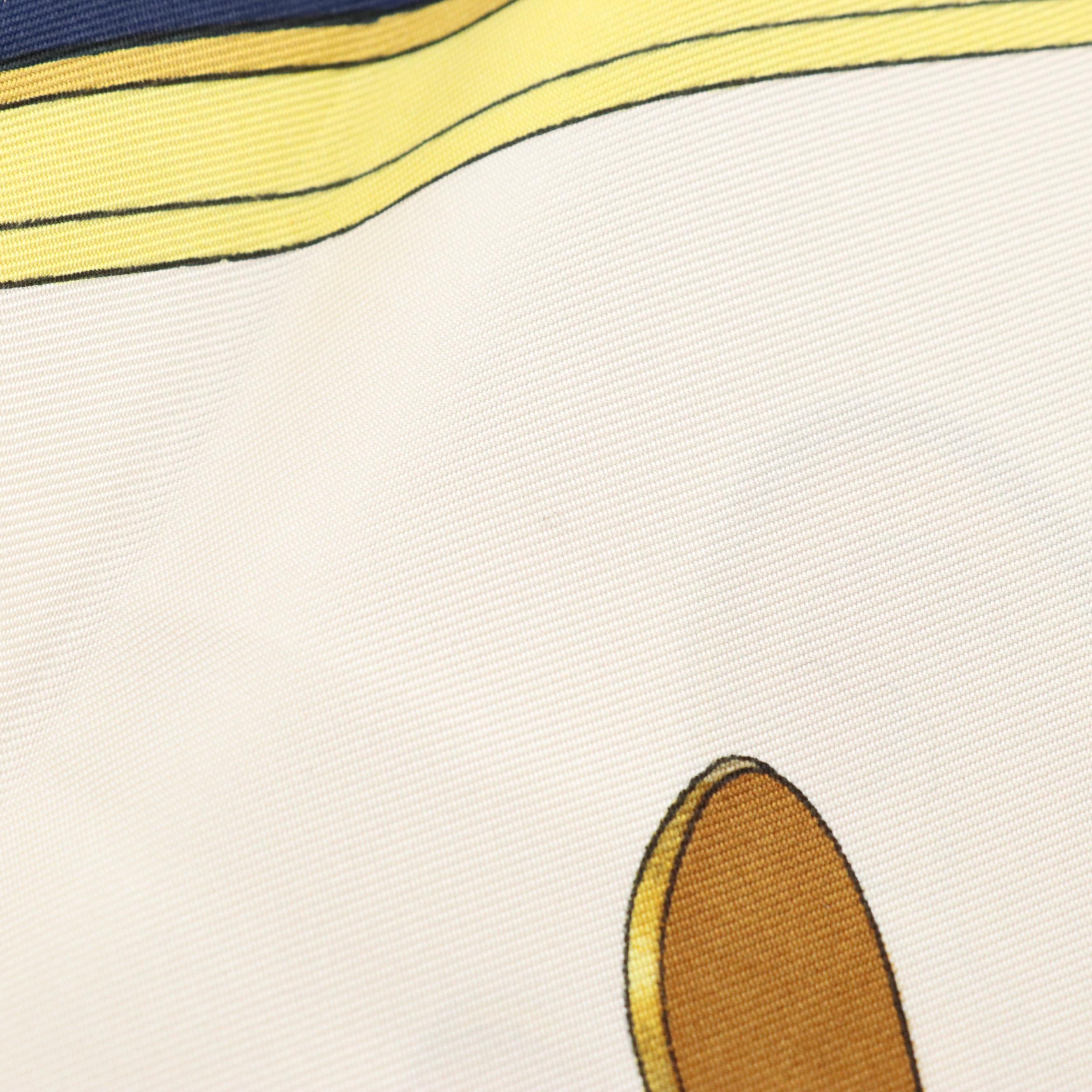 Hermès Early Issue "Springs" Scarf 90 in Silk Twill