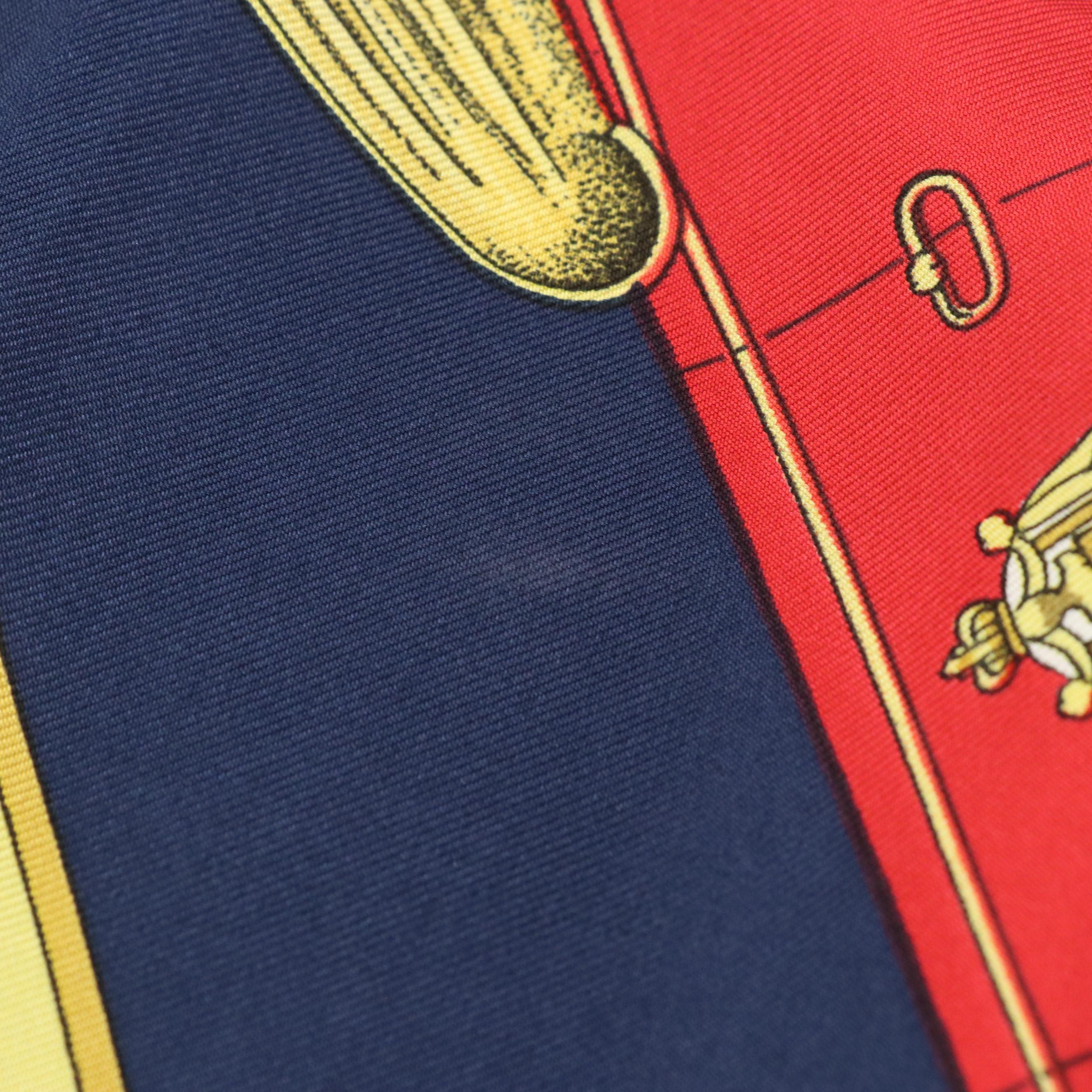 Hermès Early Issue "Springs" Scarf 90 in Silk Twill