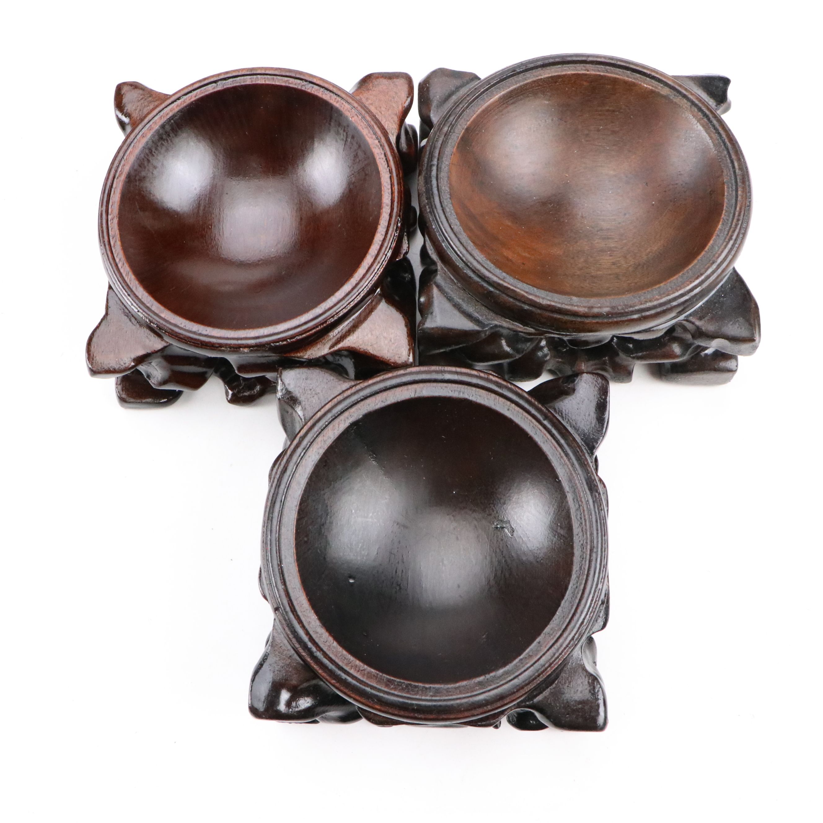 Chinese Carved Wood Stands and Shelves