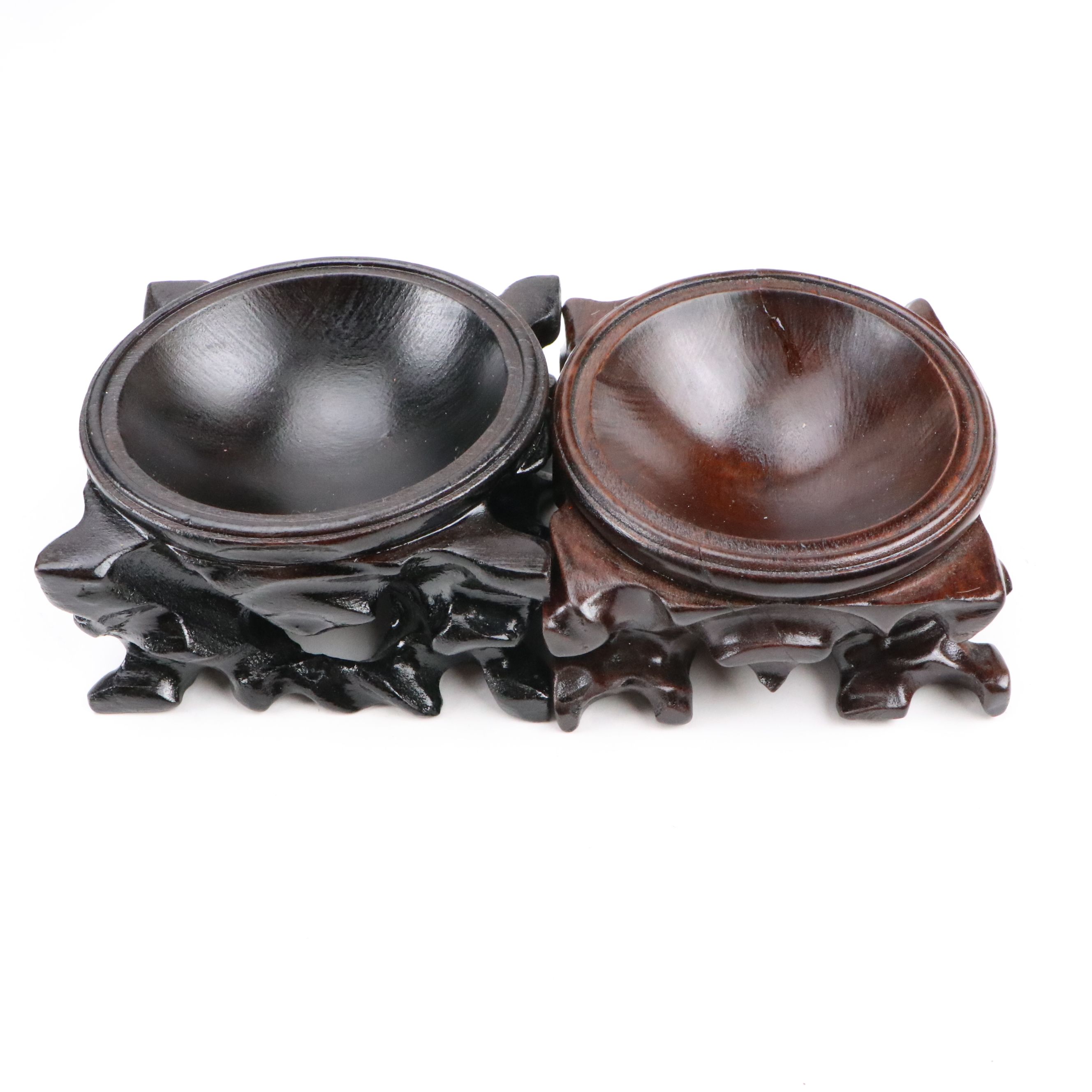 Chinese Carved Wood Stands and Shelves