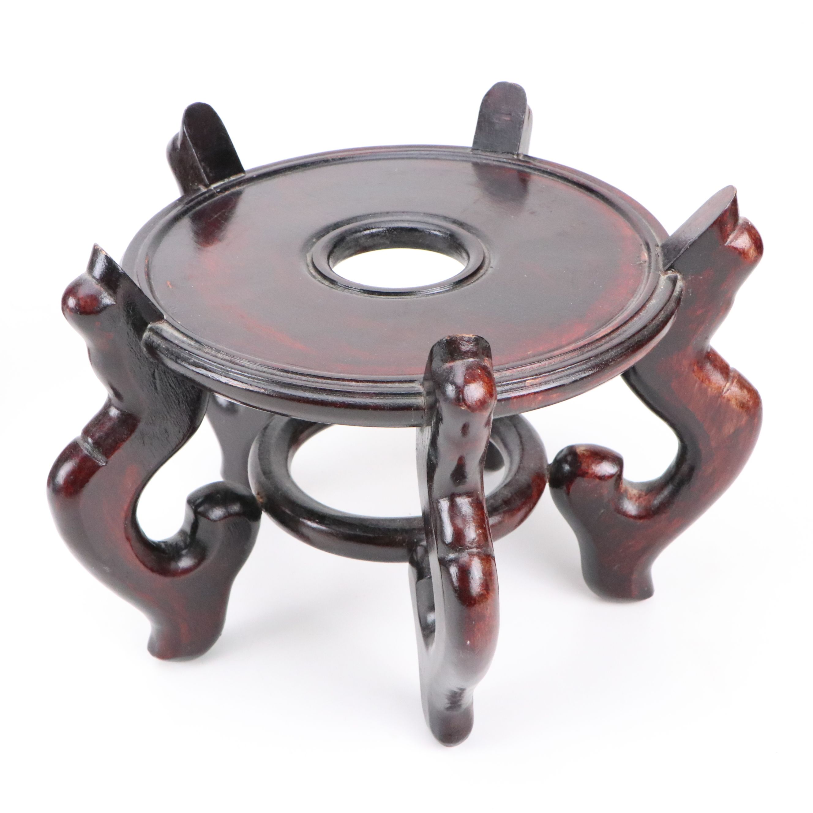 Chinese Carved Wood Stands and Shelves