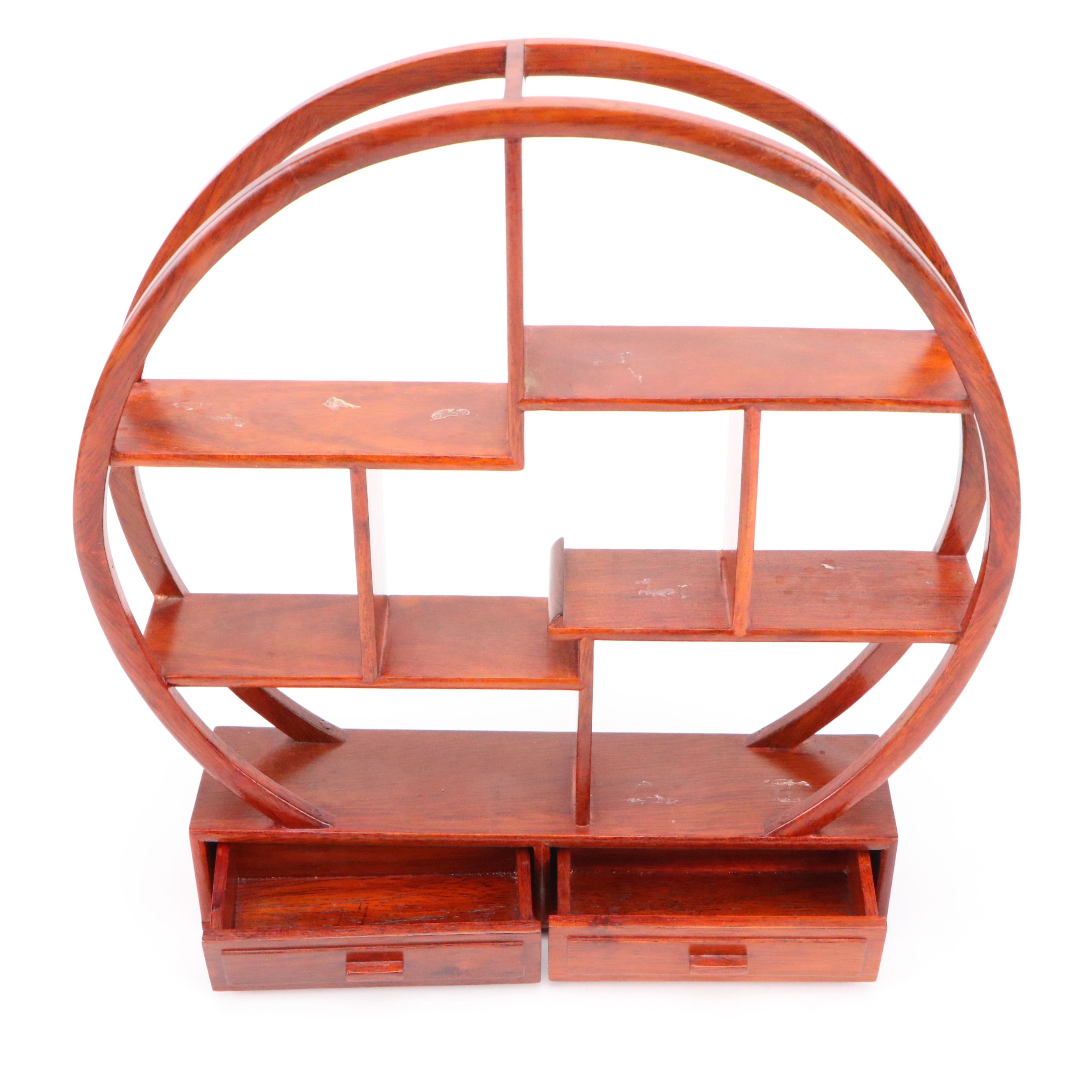 Chinese Carved Wood Stands and Shelves