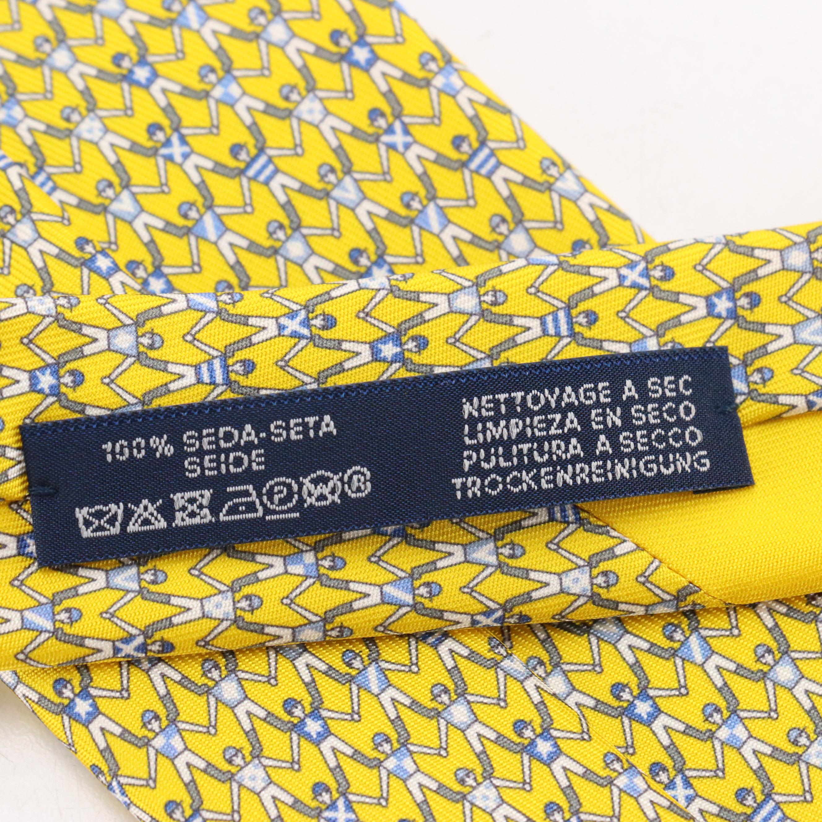 Hermès "Dance Jockey" Necktie in Silk Twill with Box