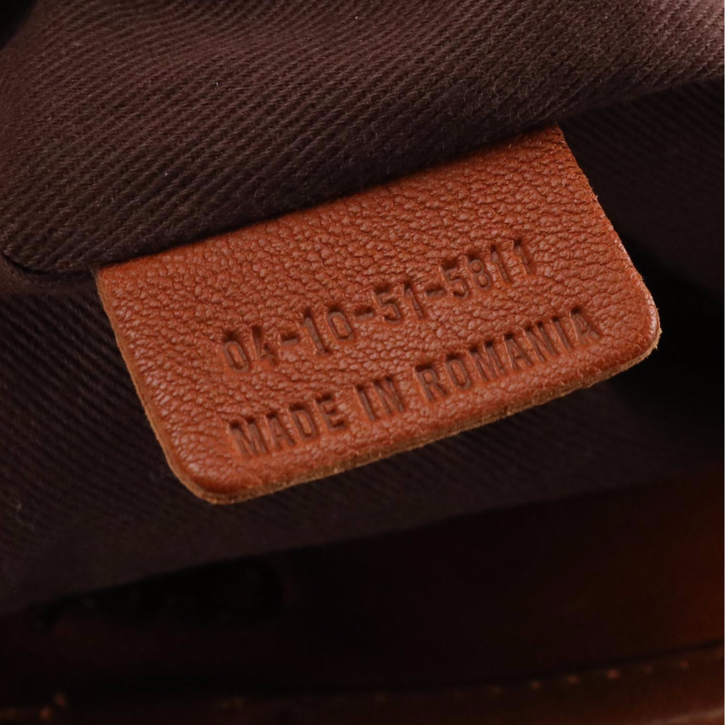 Chloé Twisted Strap Buckle Closure Crossbody Bag in Brown Calfskin Leather