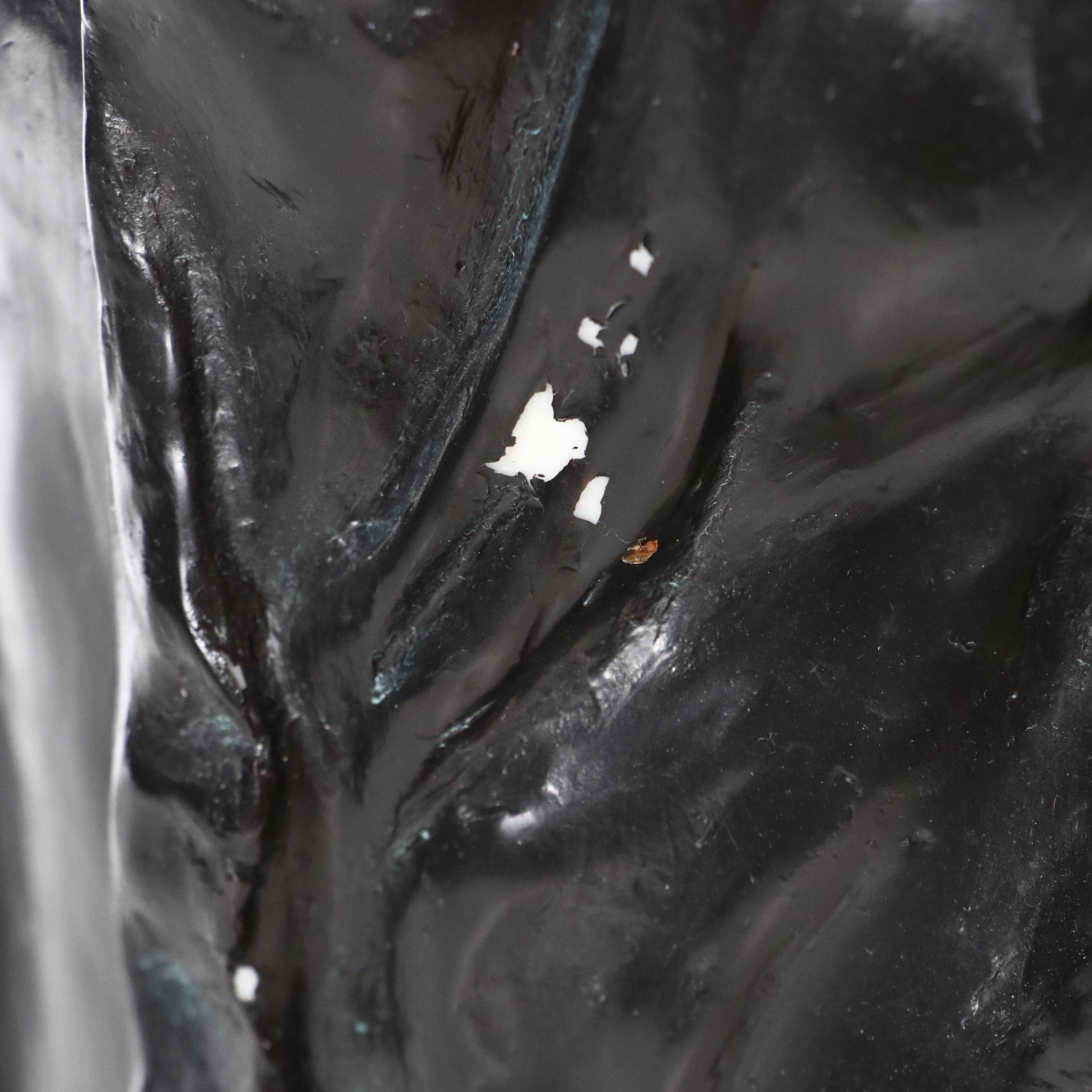 Neoclassical Style Woman Reading Figural Bronzed Resin Floor Lamp, Vintage