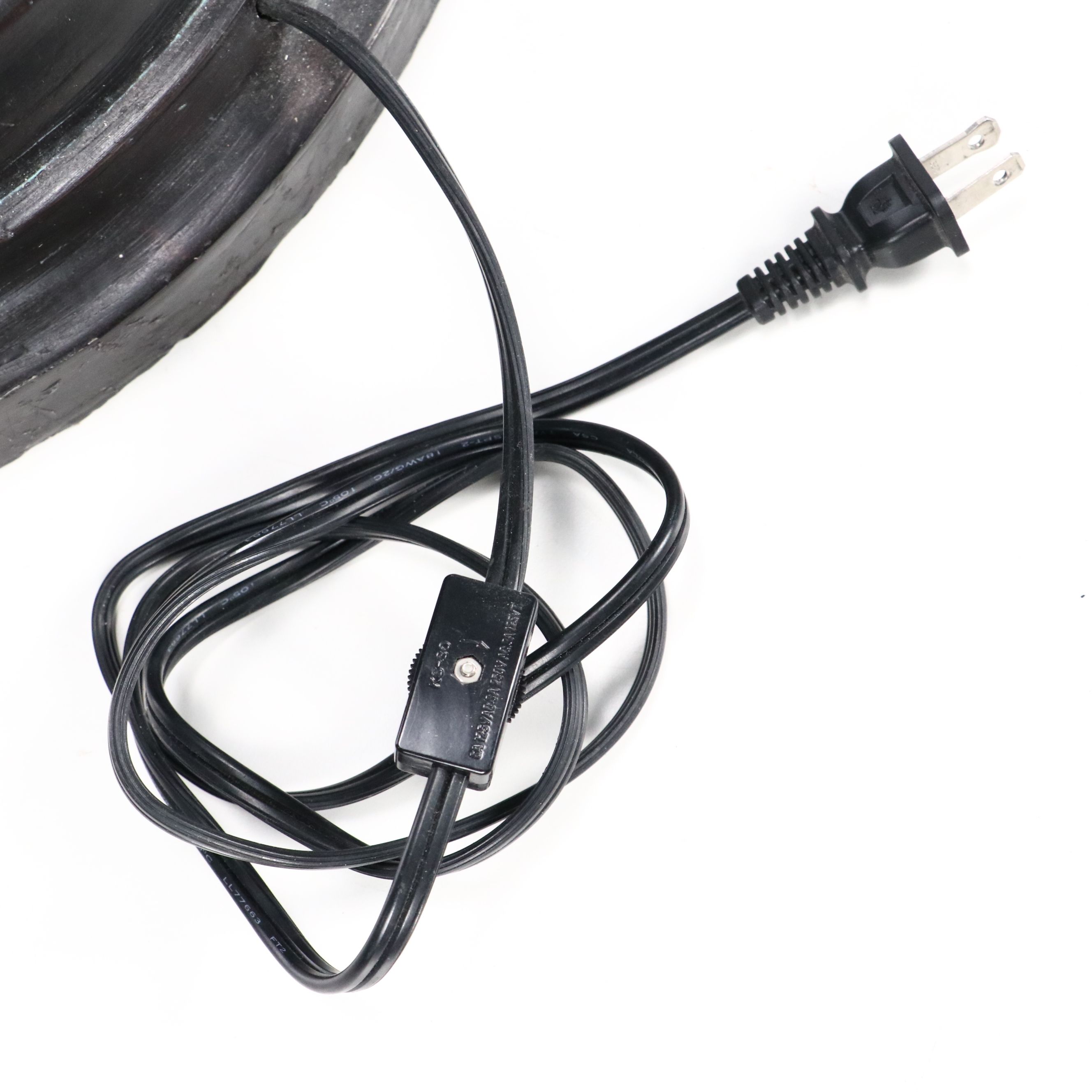 Neoclassical Style Woman Reading Figural Bronzed Resin Floor Lamp, Vintage