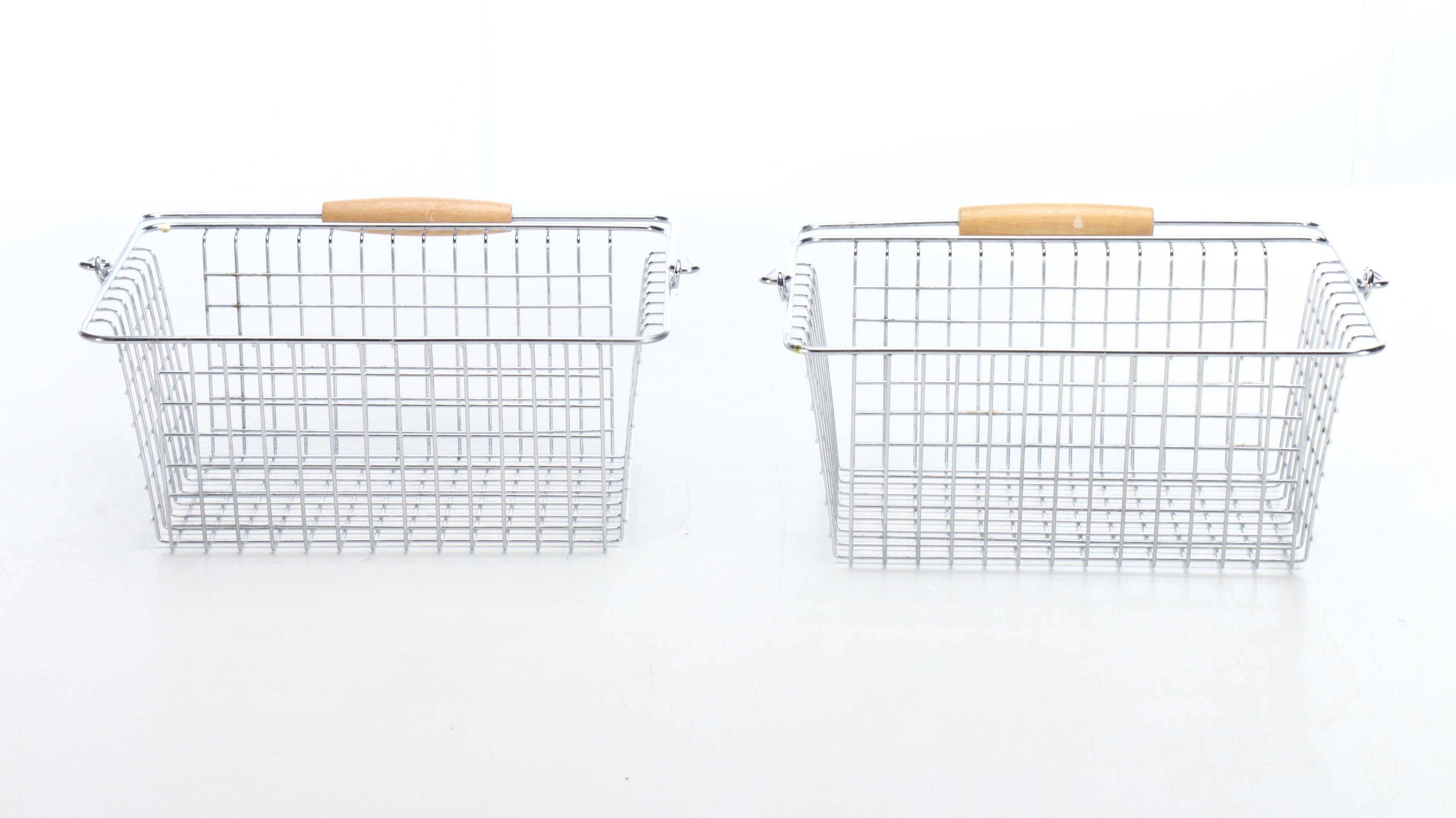 Laundry Baskets, with Portable Iron, Painted Sign, and More