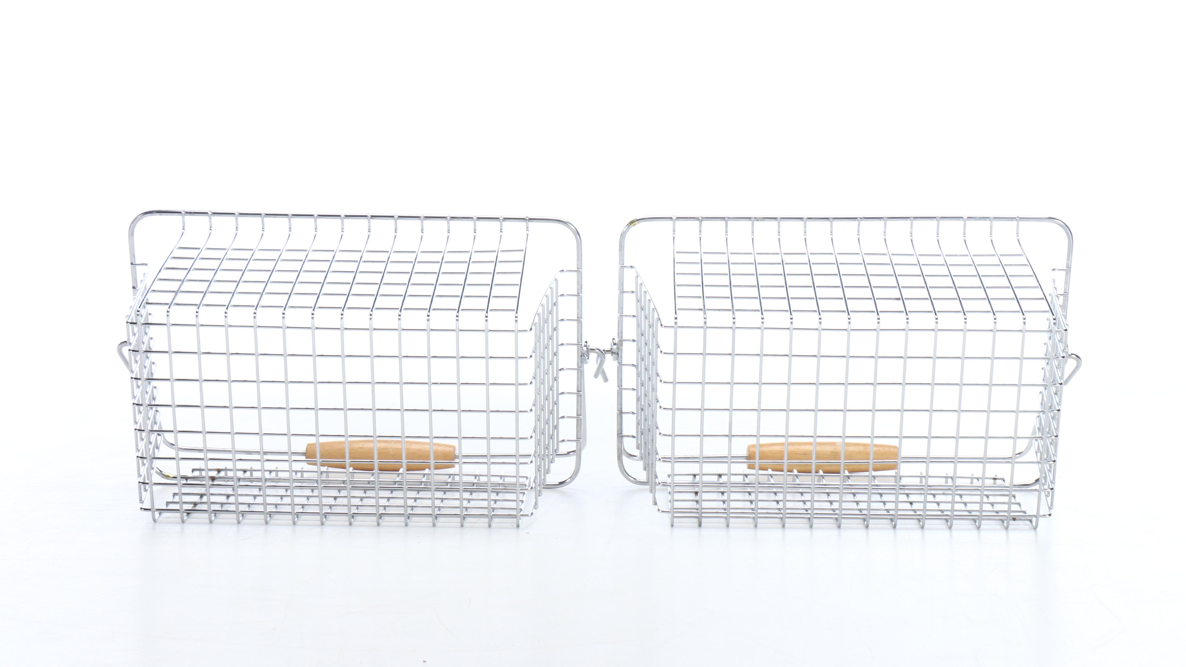 Laundry Baskets, with Portable Iron, Painted Sign, and More