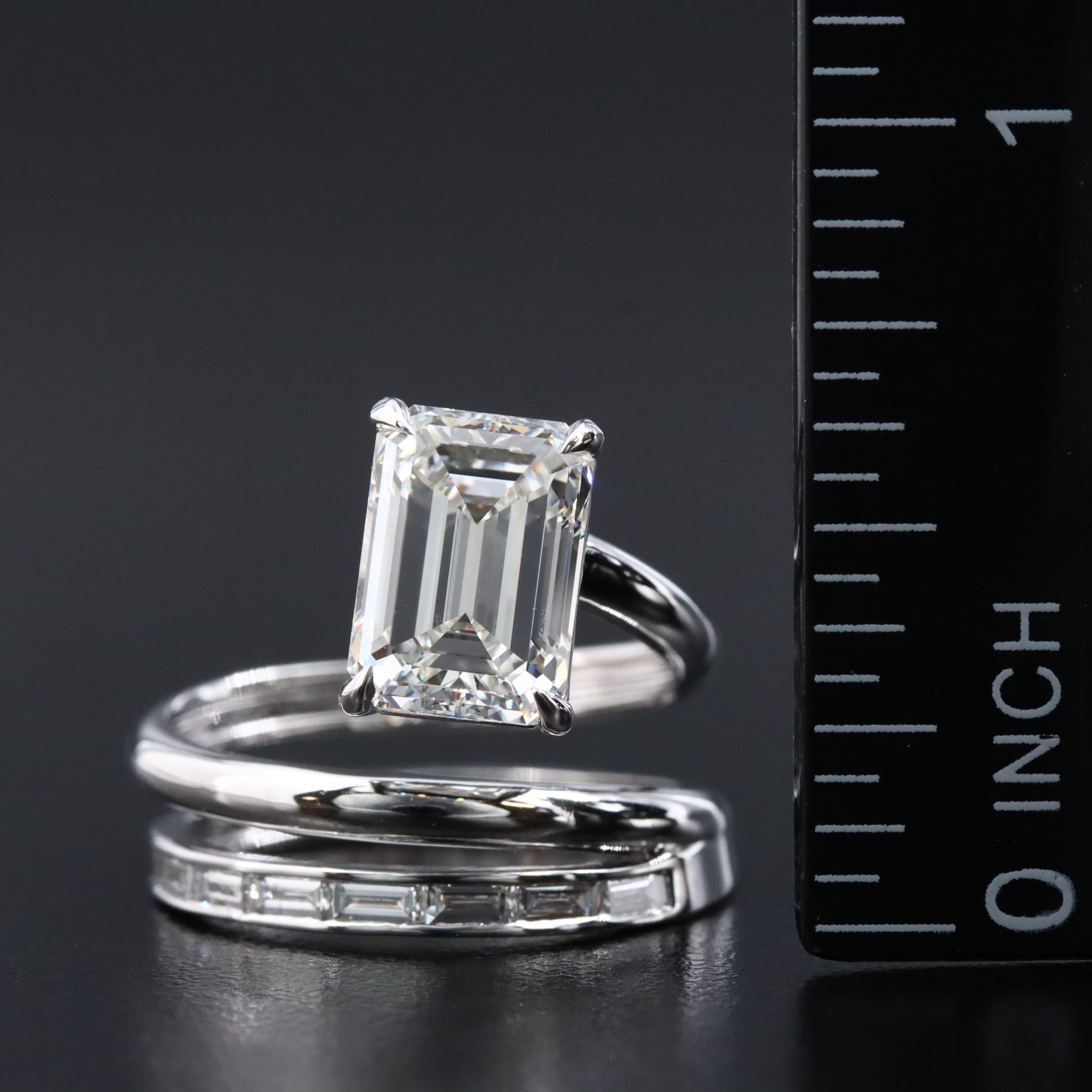 14K 3.42 CTW Lab Grown Diamond Ring with IGI Report