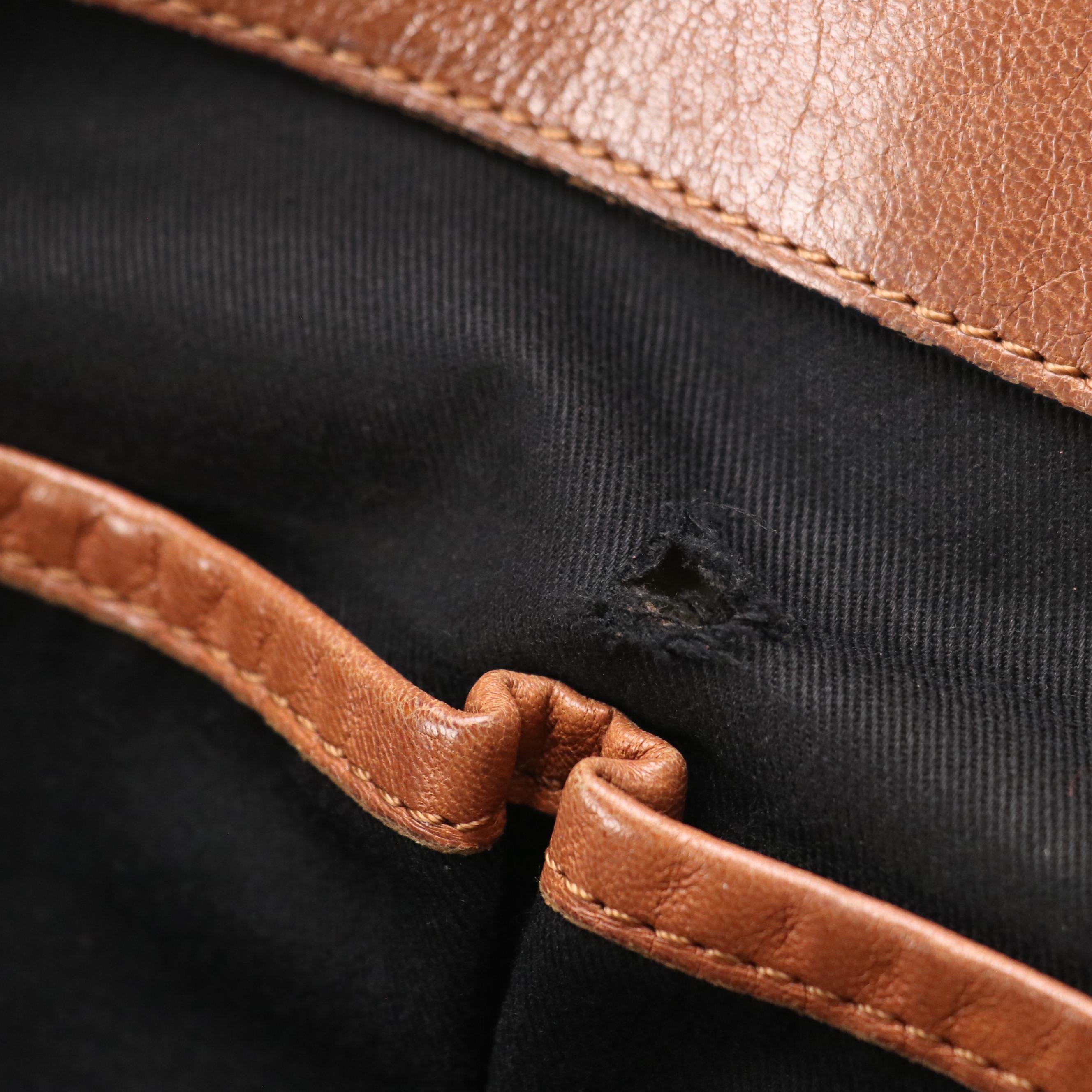 Chloé Ethel Shoulder Satchel in Mocha Brown Calfskin Leather