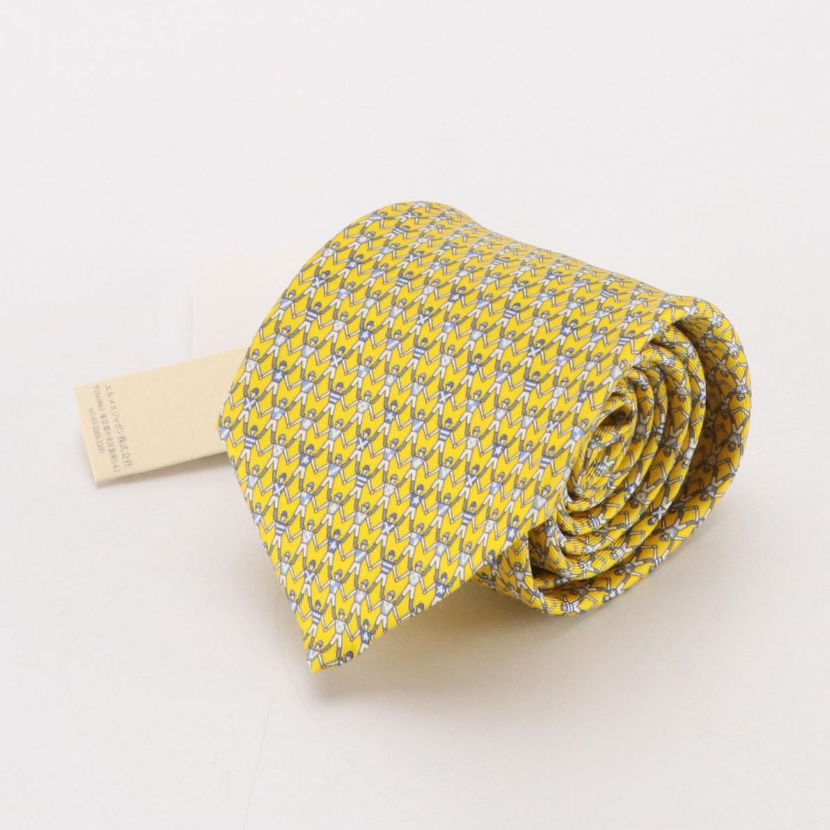 Hermès "Dance Jockey" Necktie in Silk Twill with Box