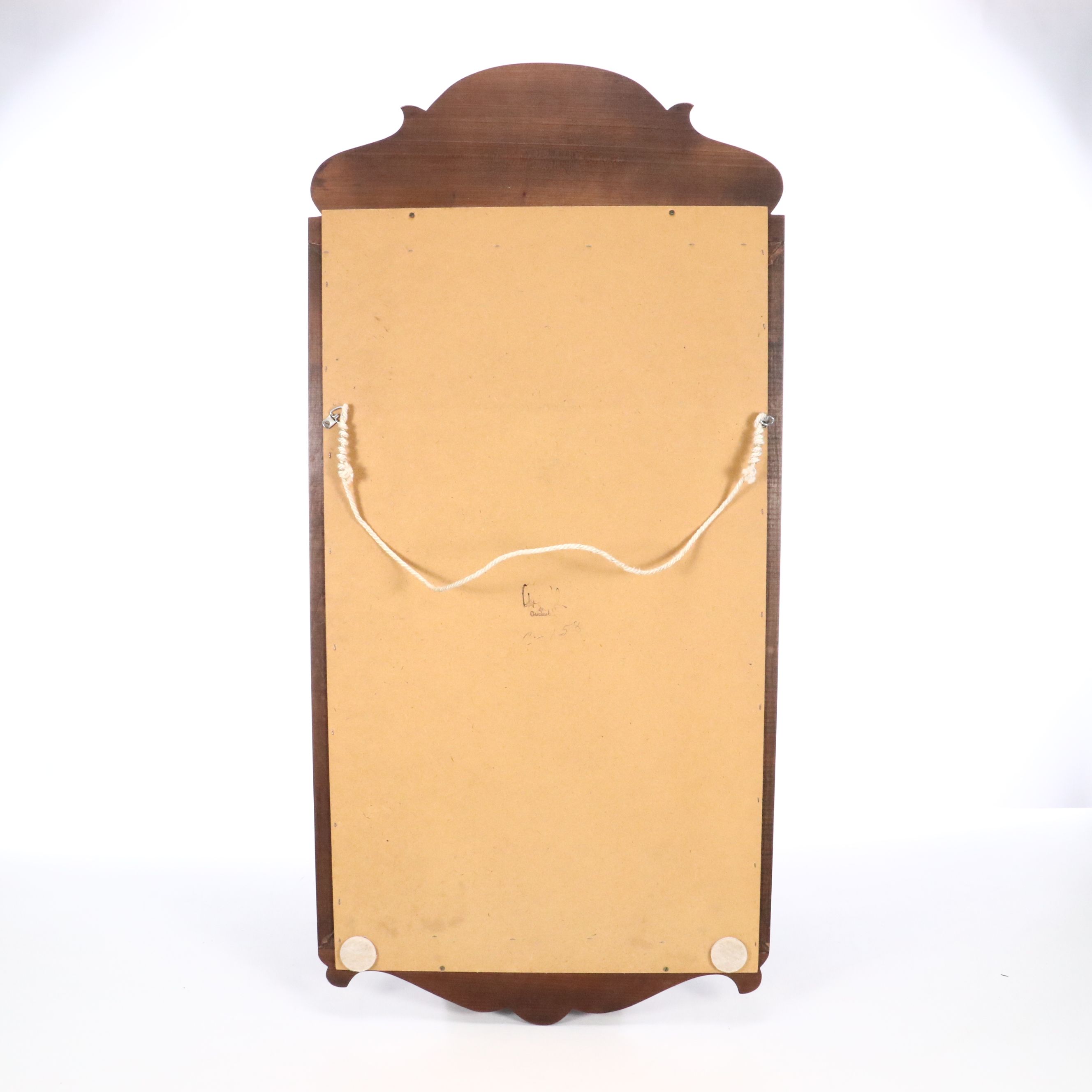 Federal Style Cherry Finish Wall Mirror, Mid to Late 20th Century