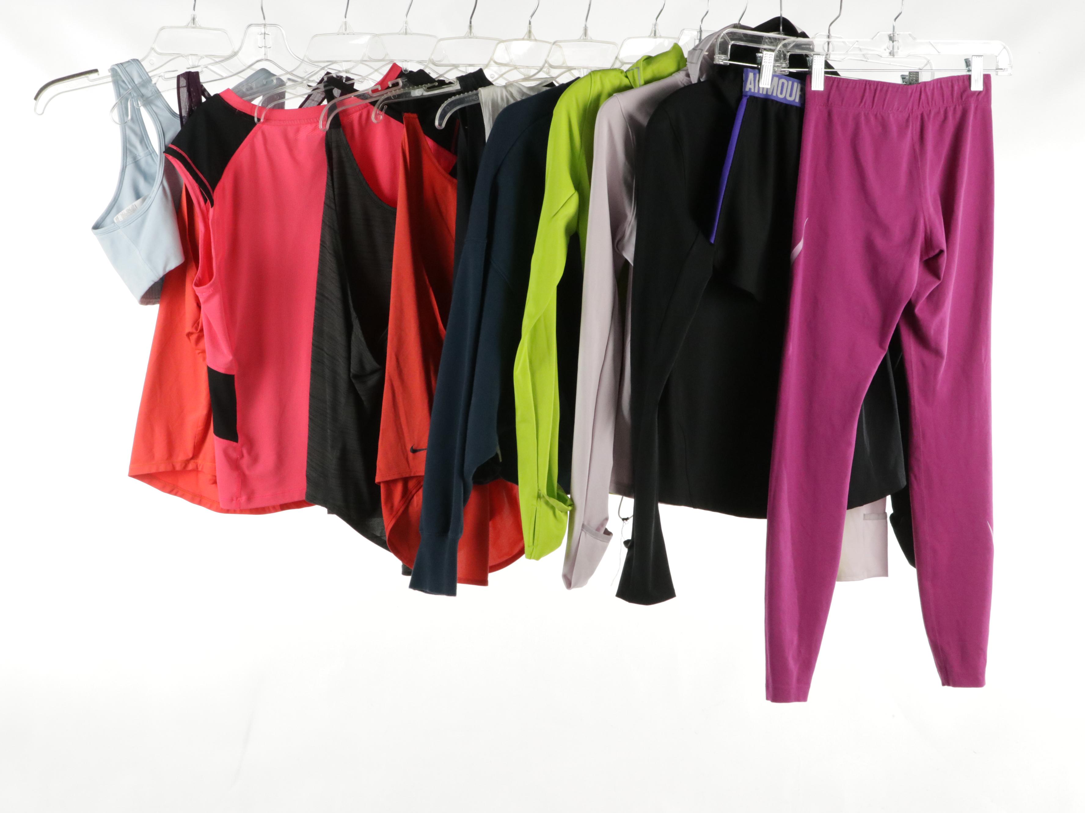 Nike, Adidas & Under Armour Activewear Tank Tops, Pullovers, and More Separates