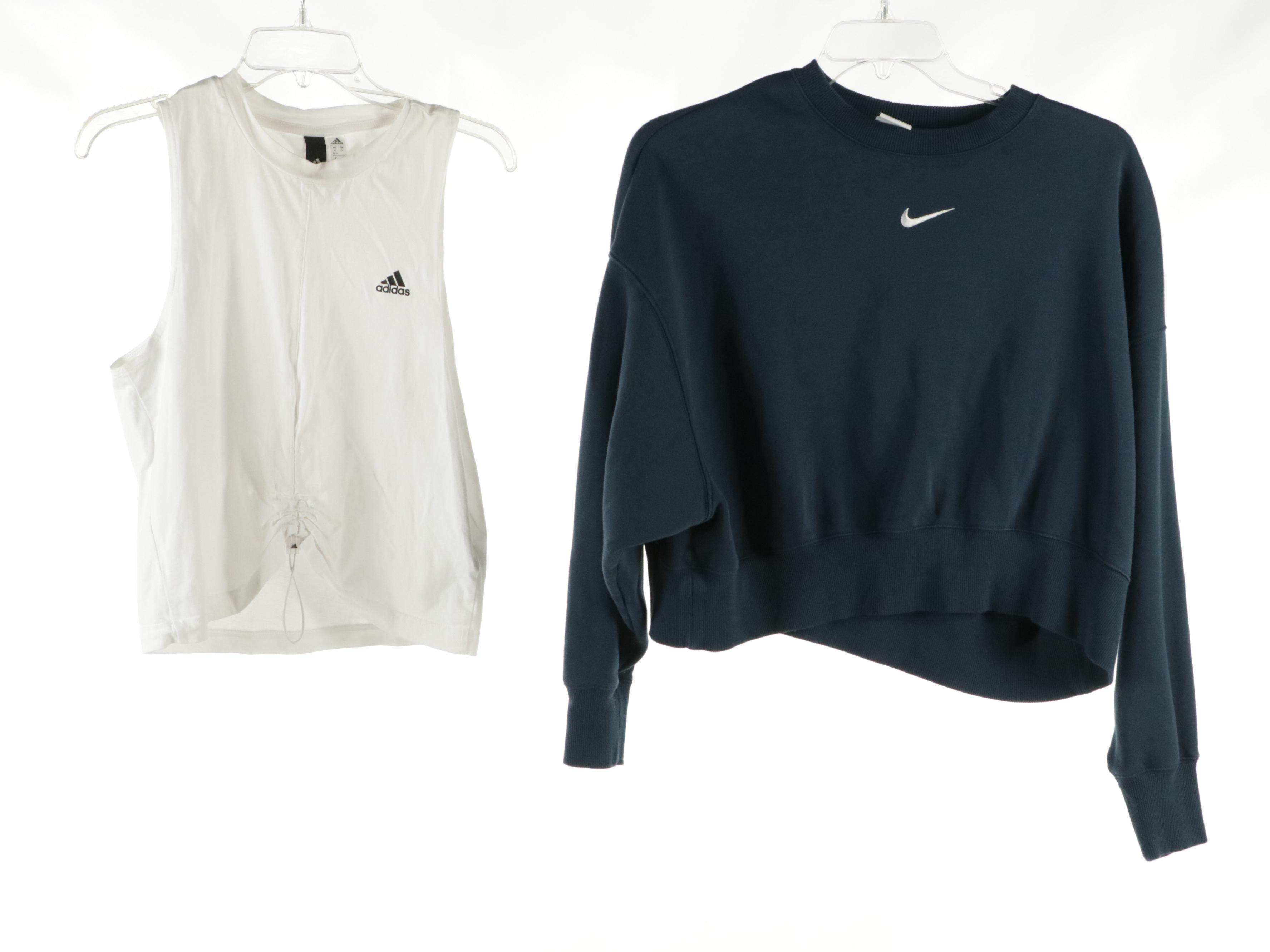 Nike, Adidas & Under Armour Activewear Tank Tops, Pullovers, and More Separates