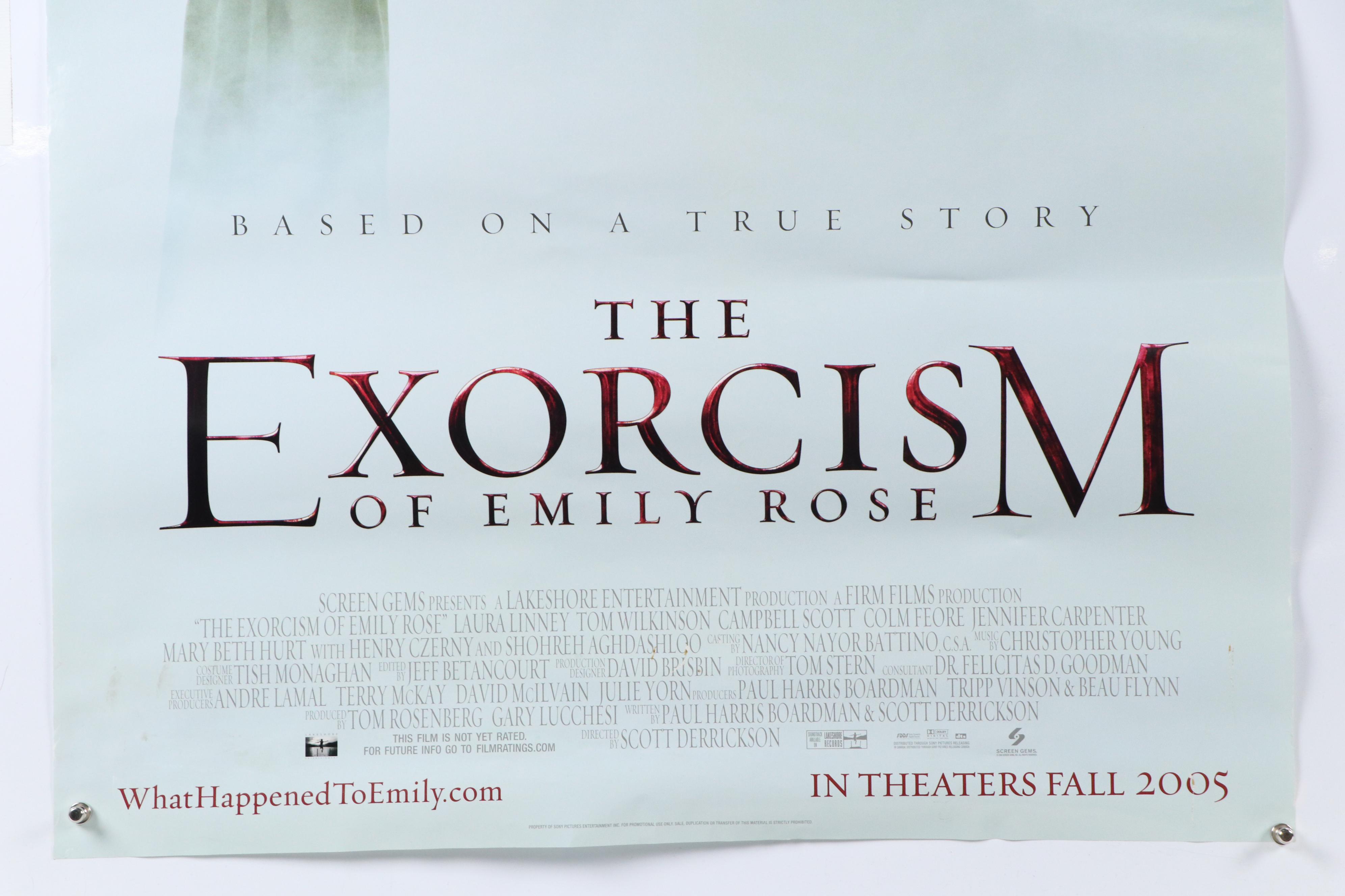 "The Exorcism of Emily Rose" and "The Cave" Offset Lithograph Movie Posters