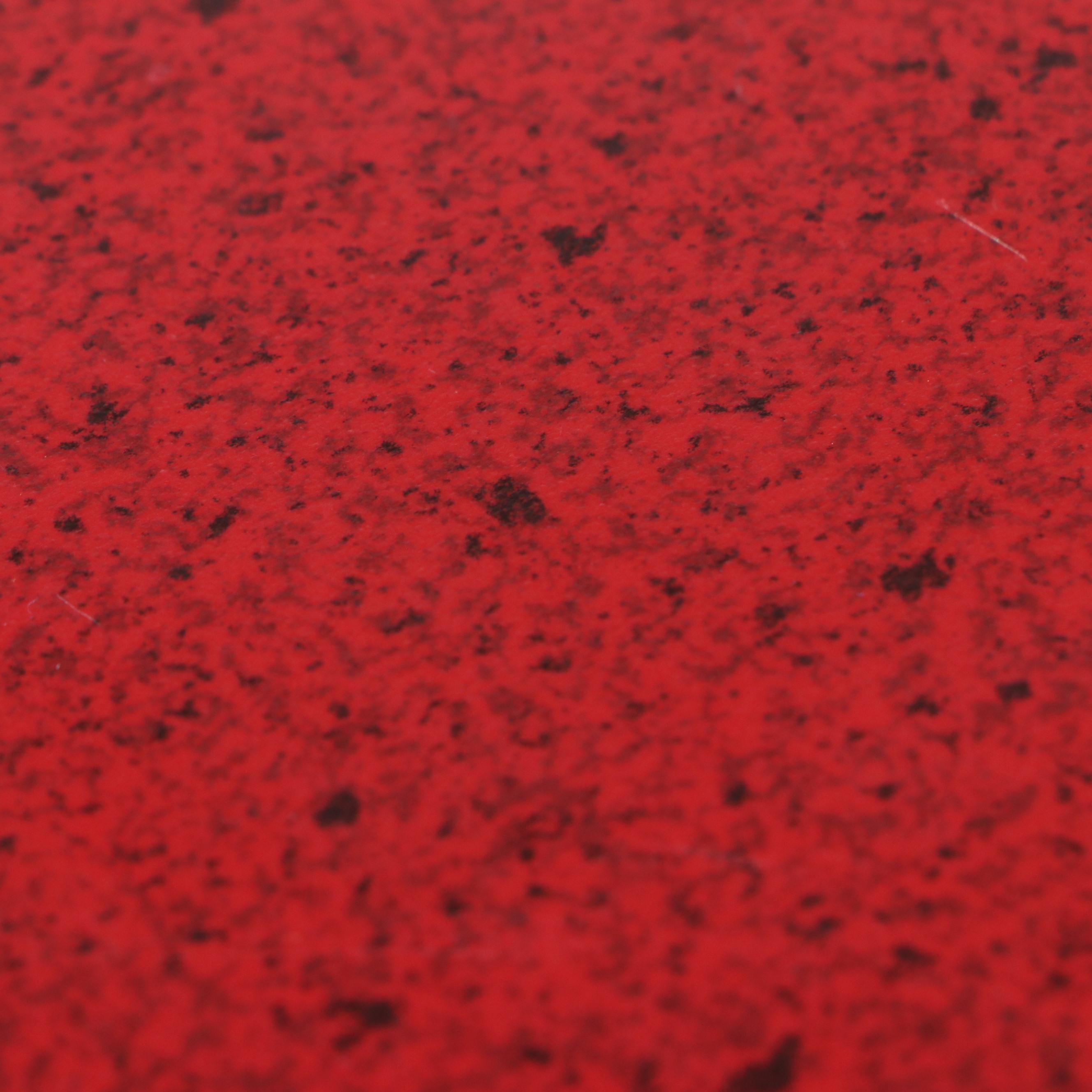 Pair of Red Laminate High Top Bar Tables