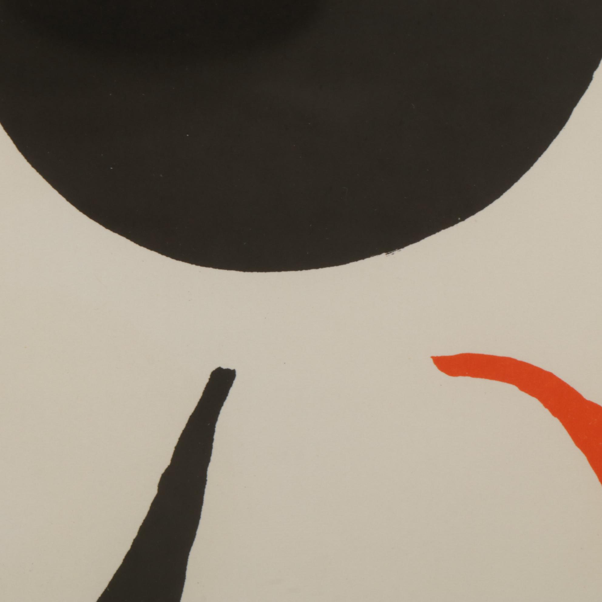 Alexander Calder Double-Page Color Lithograph for "Derrière le Miroir," 1973