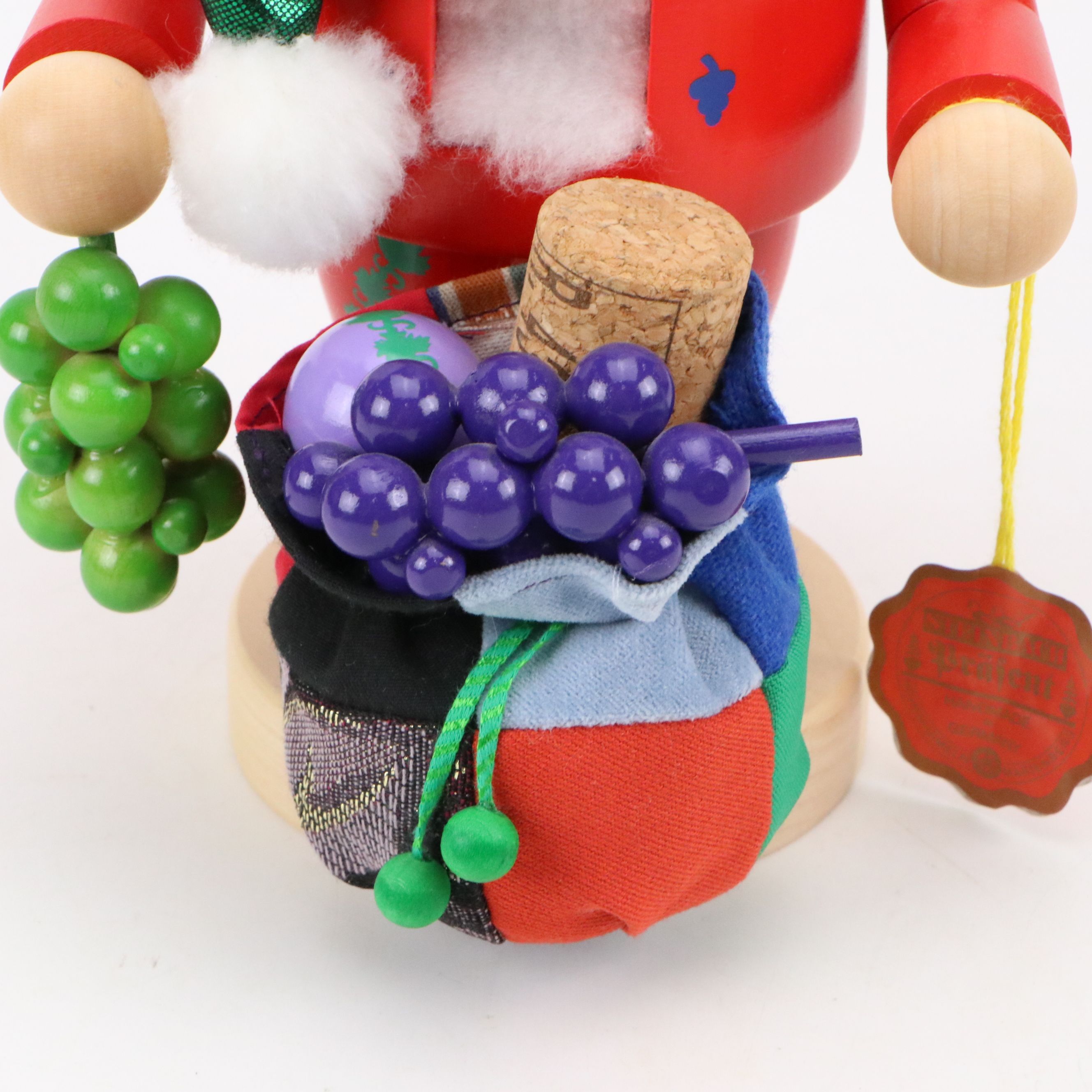 Steinbach "Troll Wine Santa" Handcrafted Wooden Nutcracker