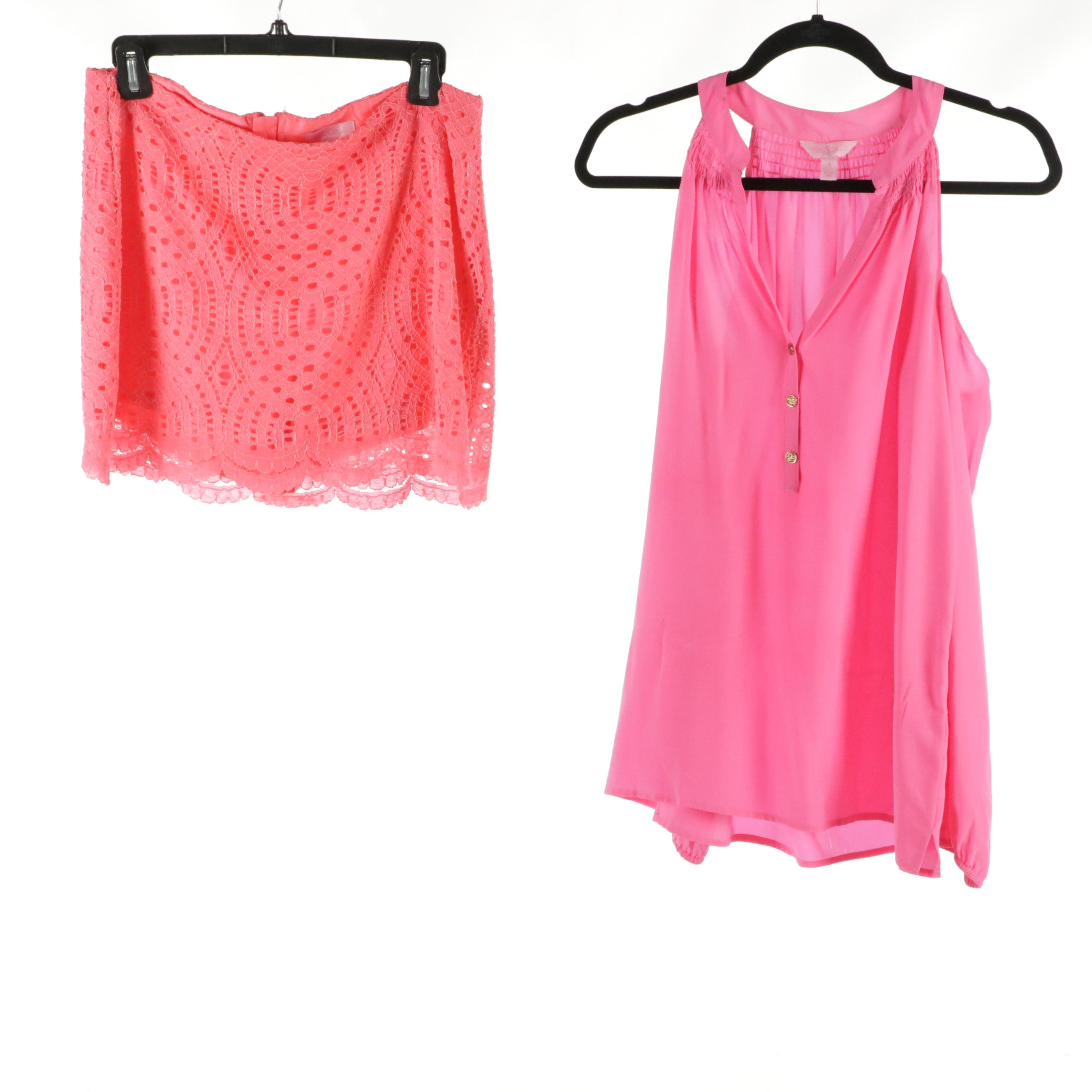 Lilly Pulitzer "Pearce" Maxi Dress, Lace Skort, Tank Tops, Blouses, and More