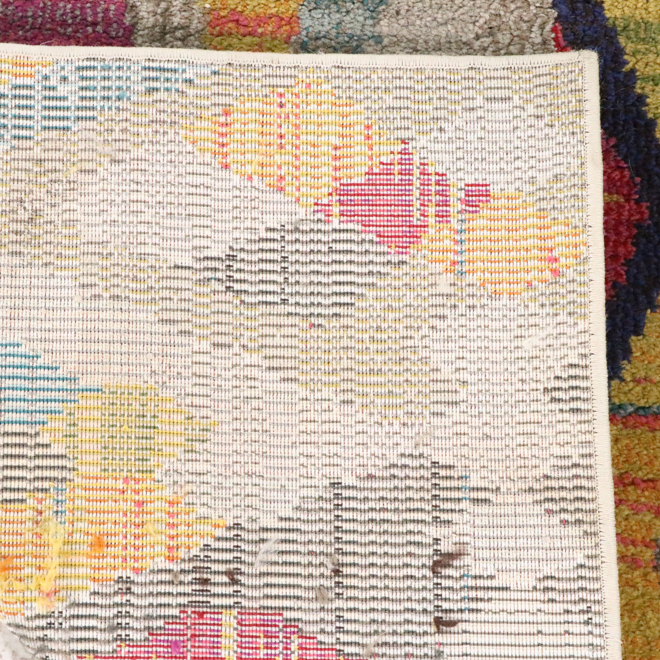 3'2 x 5'3 Machine Made Unique Loom Santa Fe Collection Area Rug