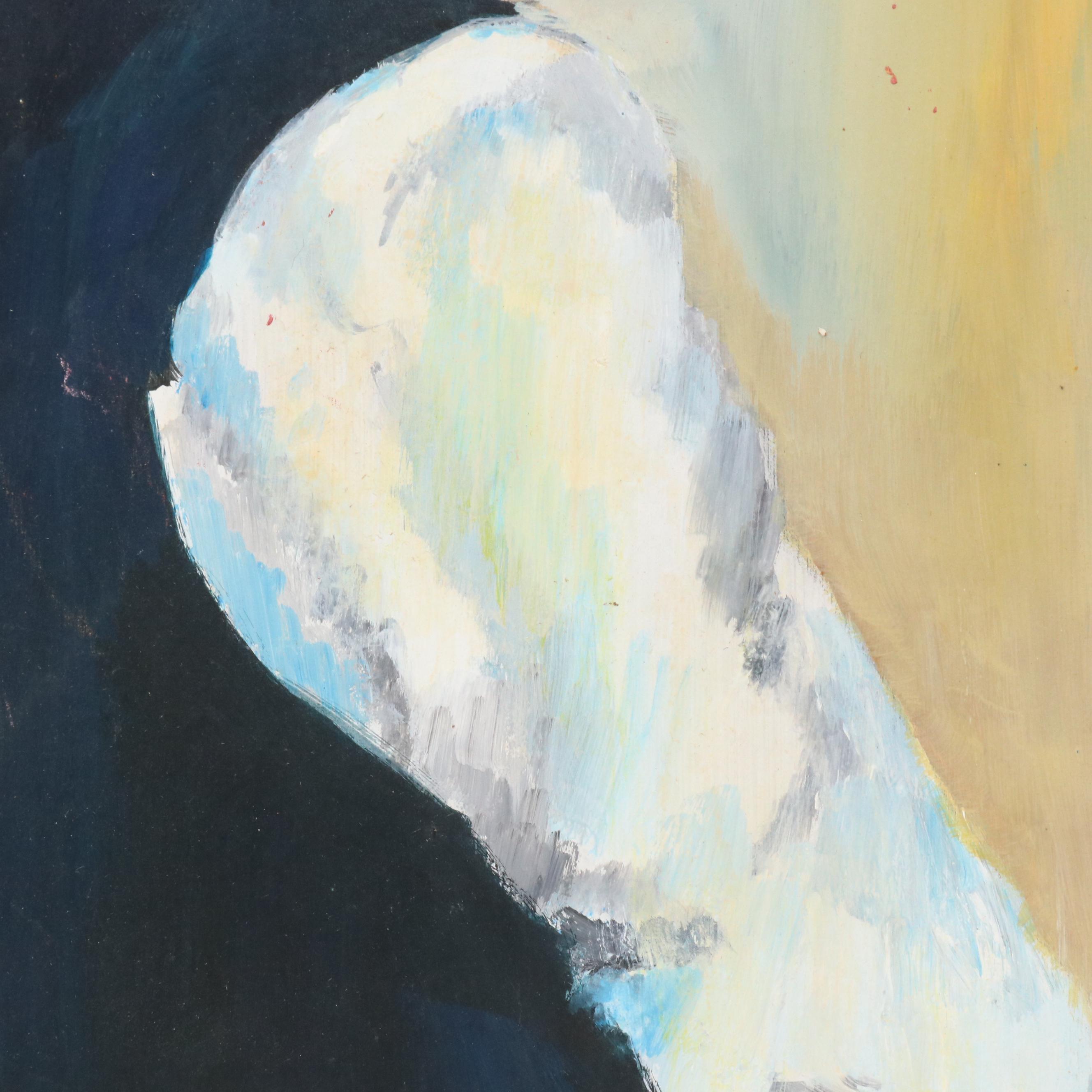 Oil Portrait of a Child, Late 20th Century