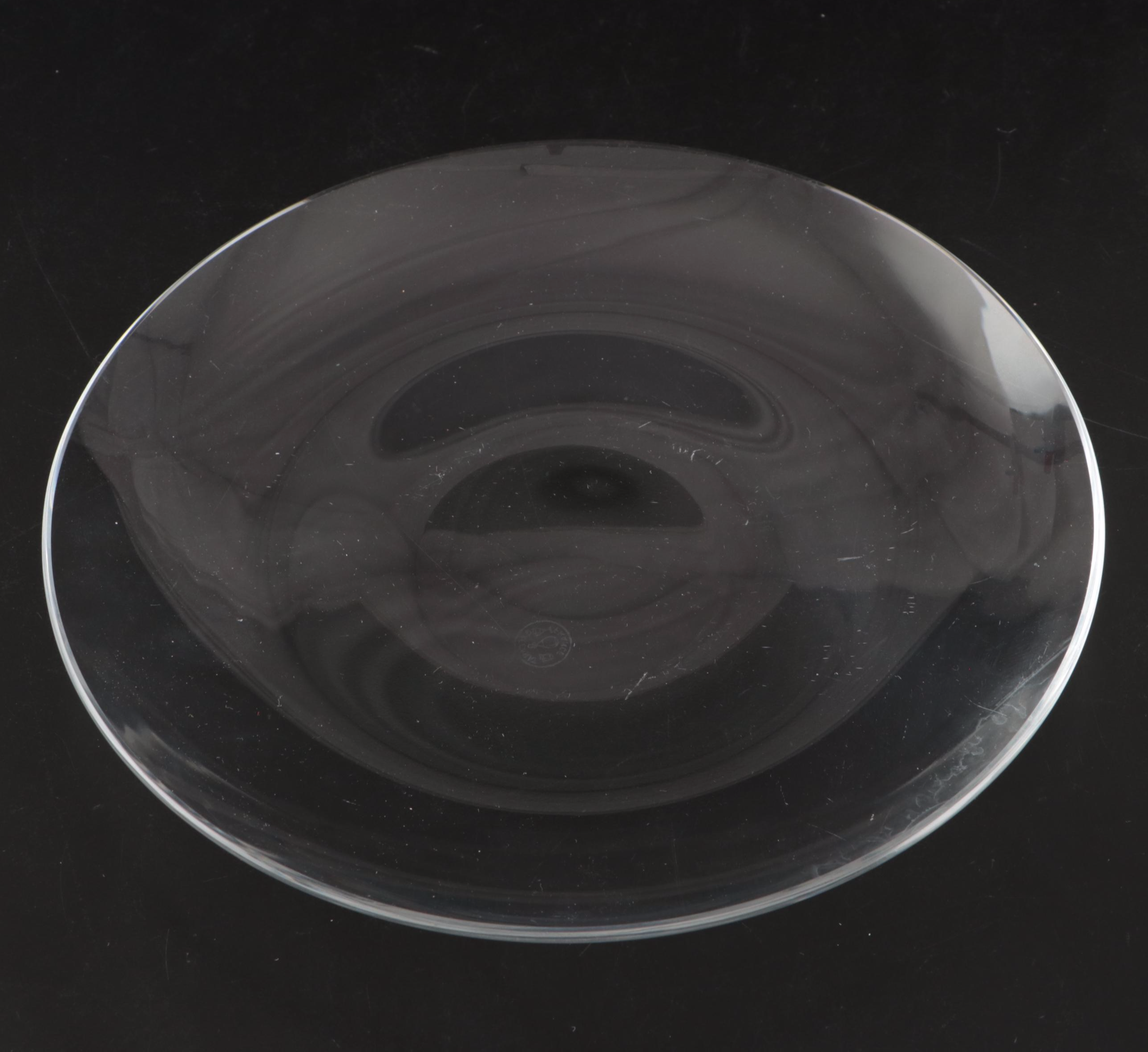 Baccarat Crystal Plates