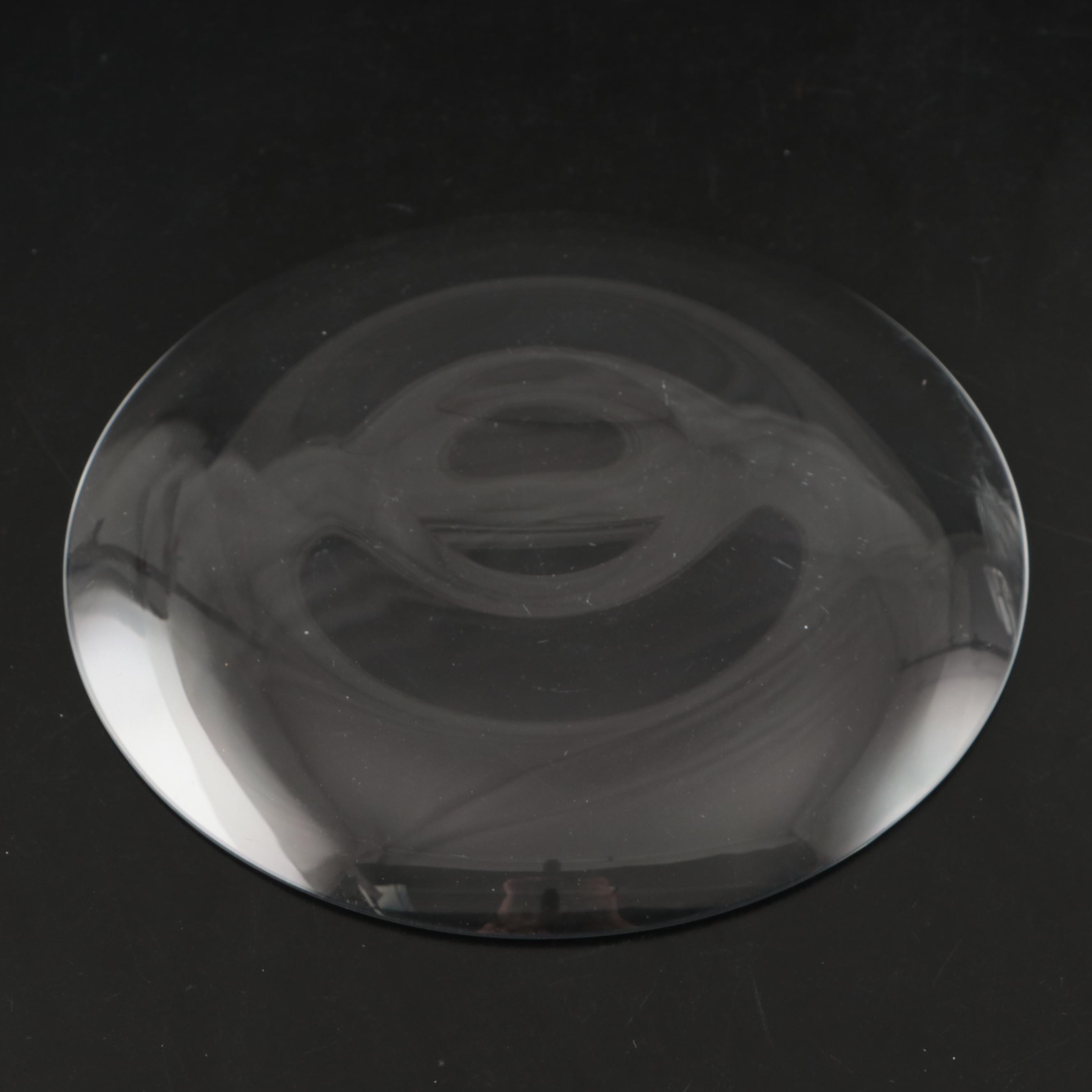 Baccarat Crystal Plates