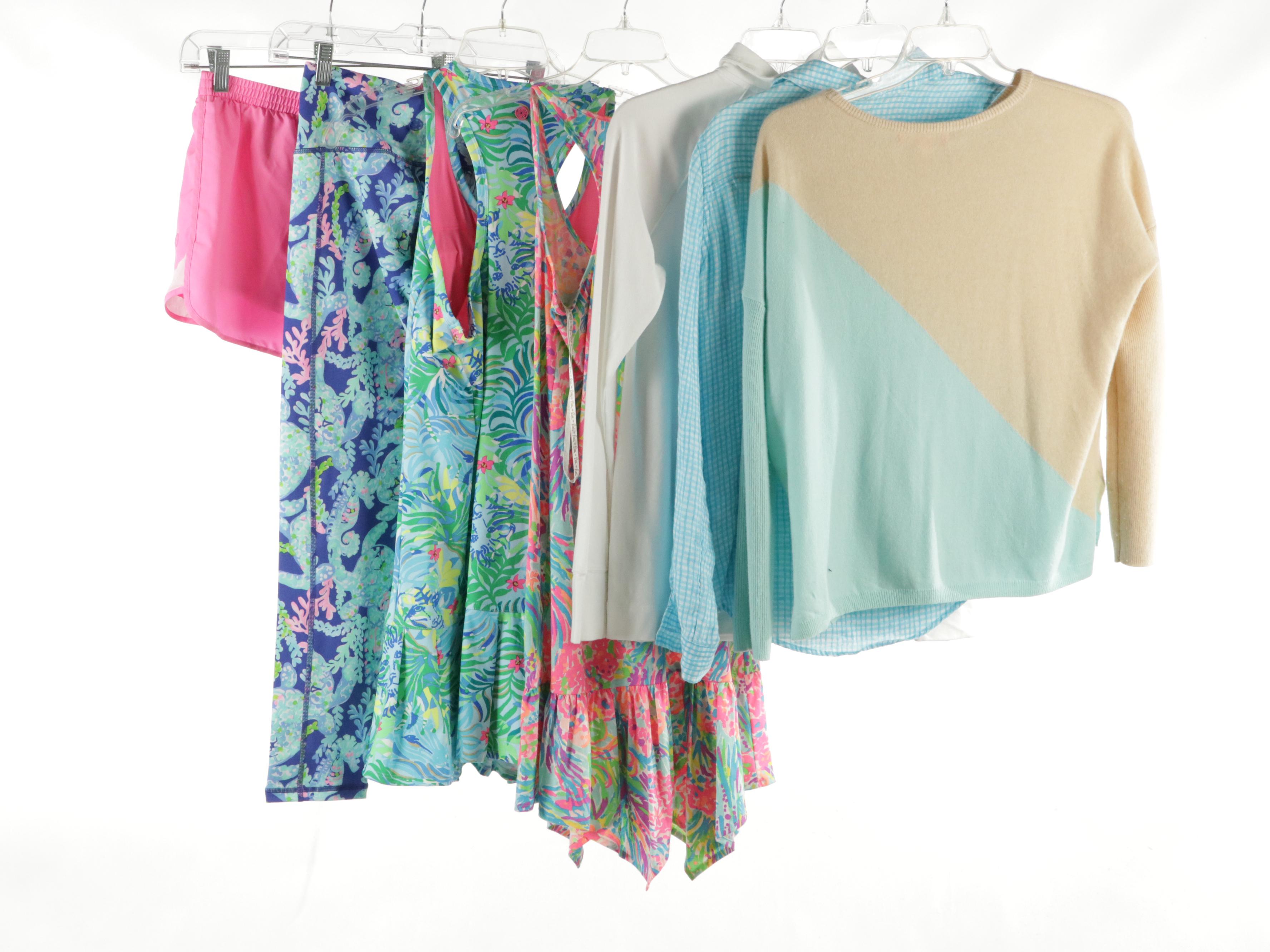 Lilly Pulitzer Cashmere Sweater, Printed Leggings, Active Ruffle Dresses, More