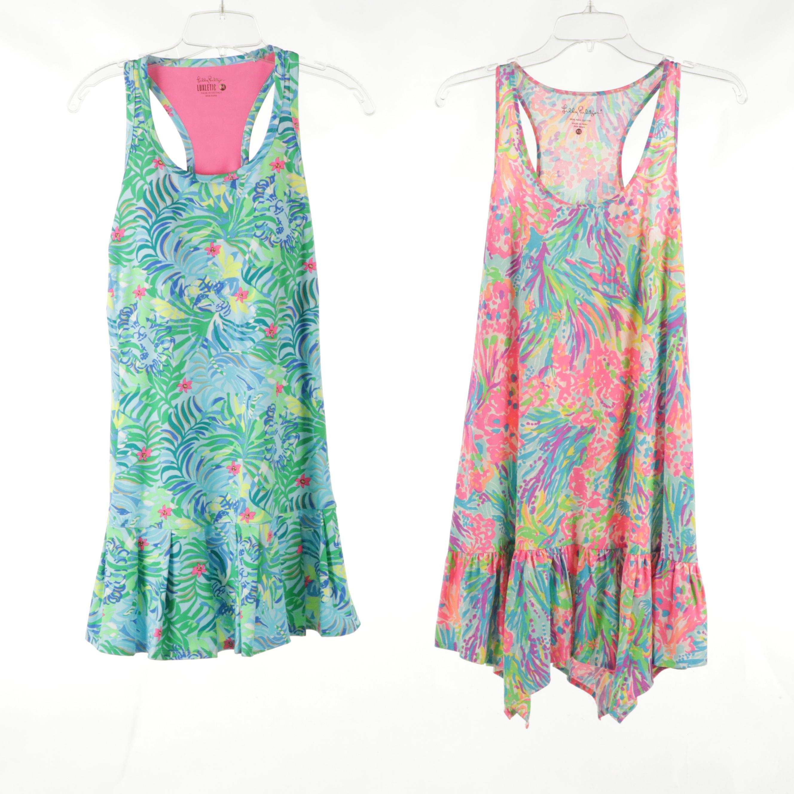 Lilly Pulitzer Cashmere Sweater, Printed Leggings, Active Ruffle Dresses, More