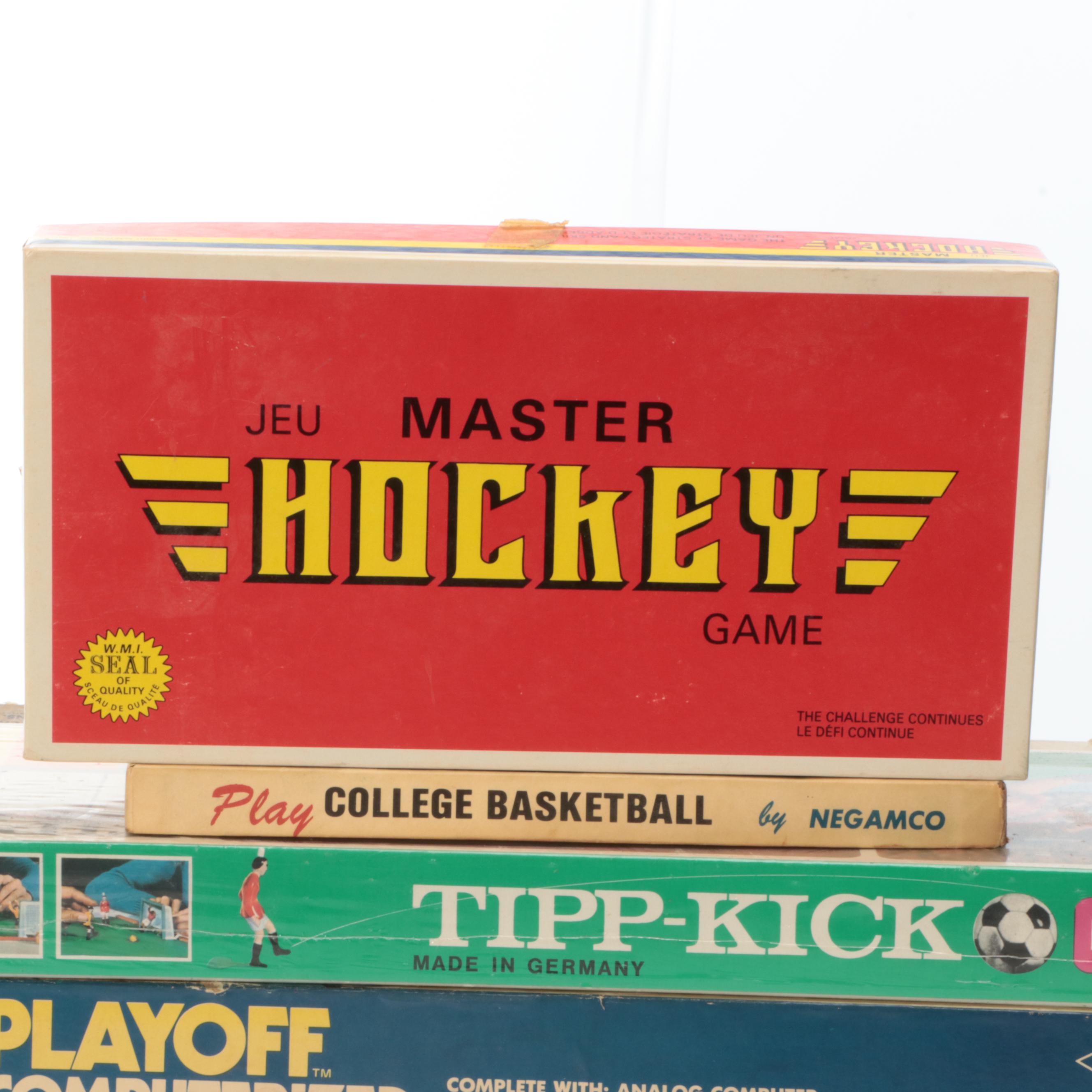 "Slot Shot", "Master Hockey", and More Sports Themed Board Games
