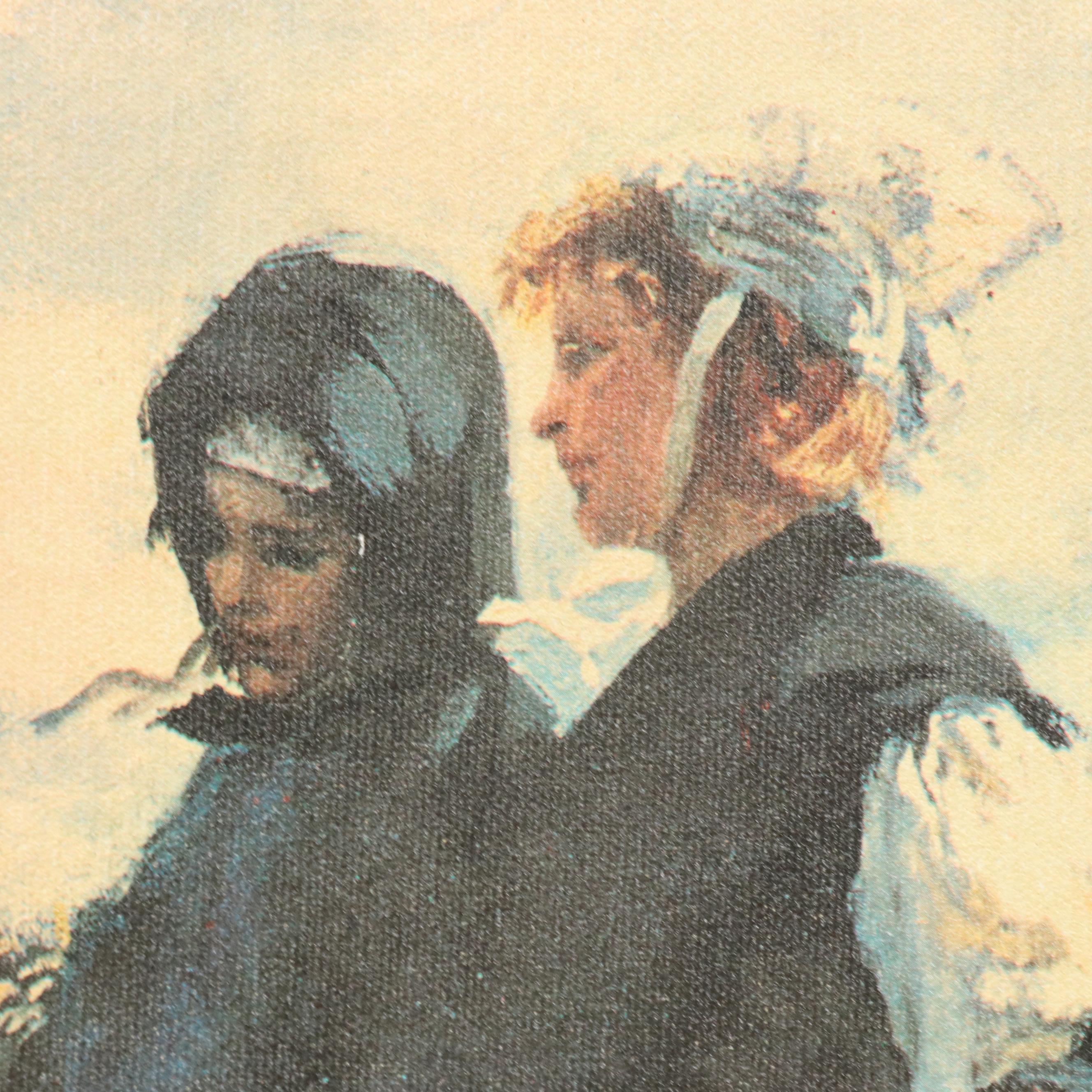 Offset Lithograph "En route pour la pêche" After John Singer Sargent