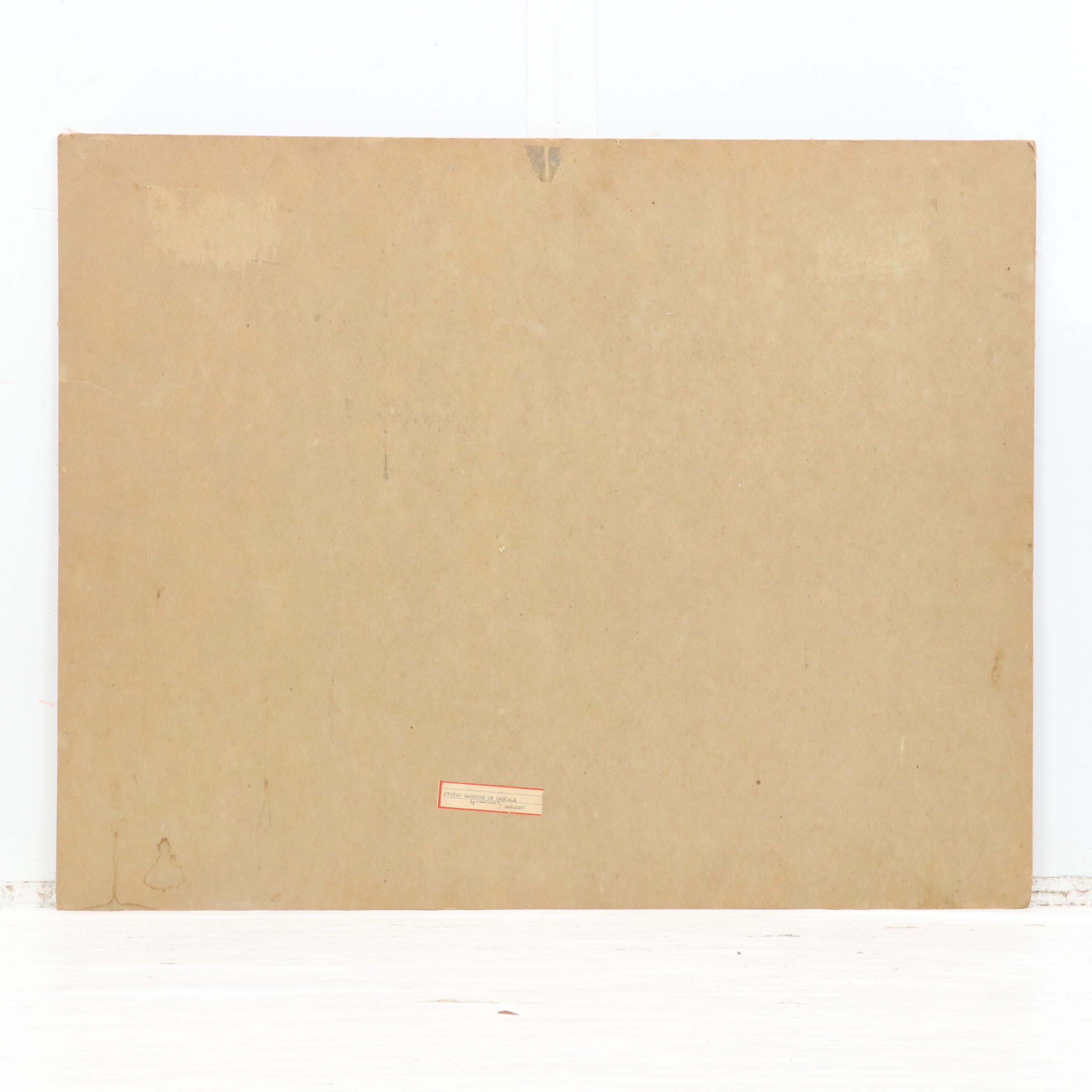 Offset Lithograph "En route pour la pêche" After John Singer Sargent