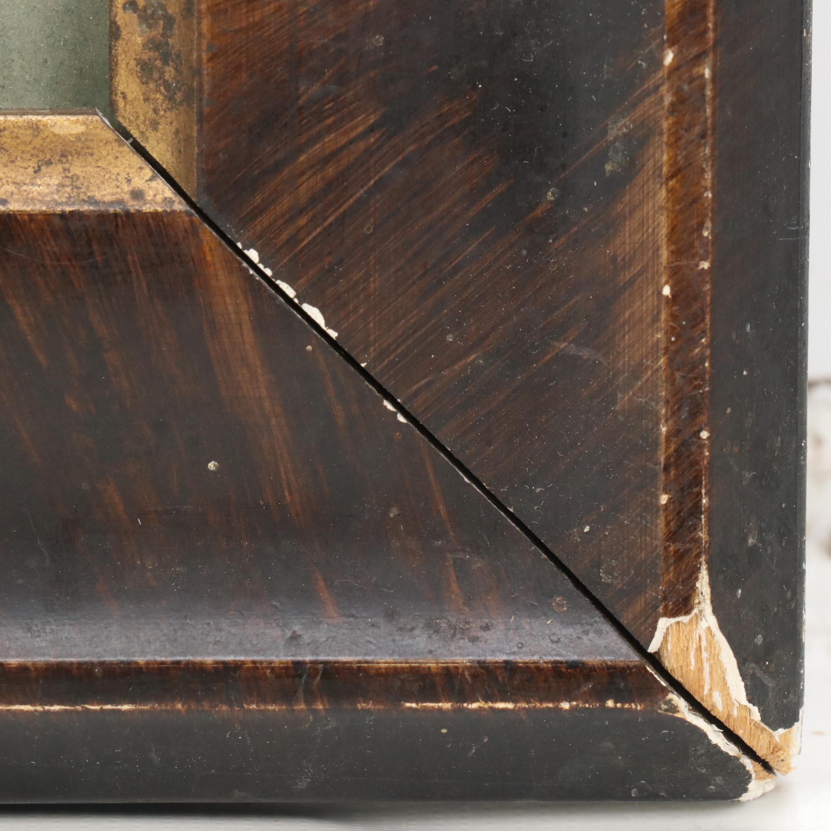 Crayon Portraits of Four Figures, Early 20th Century