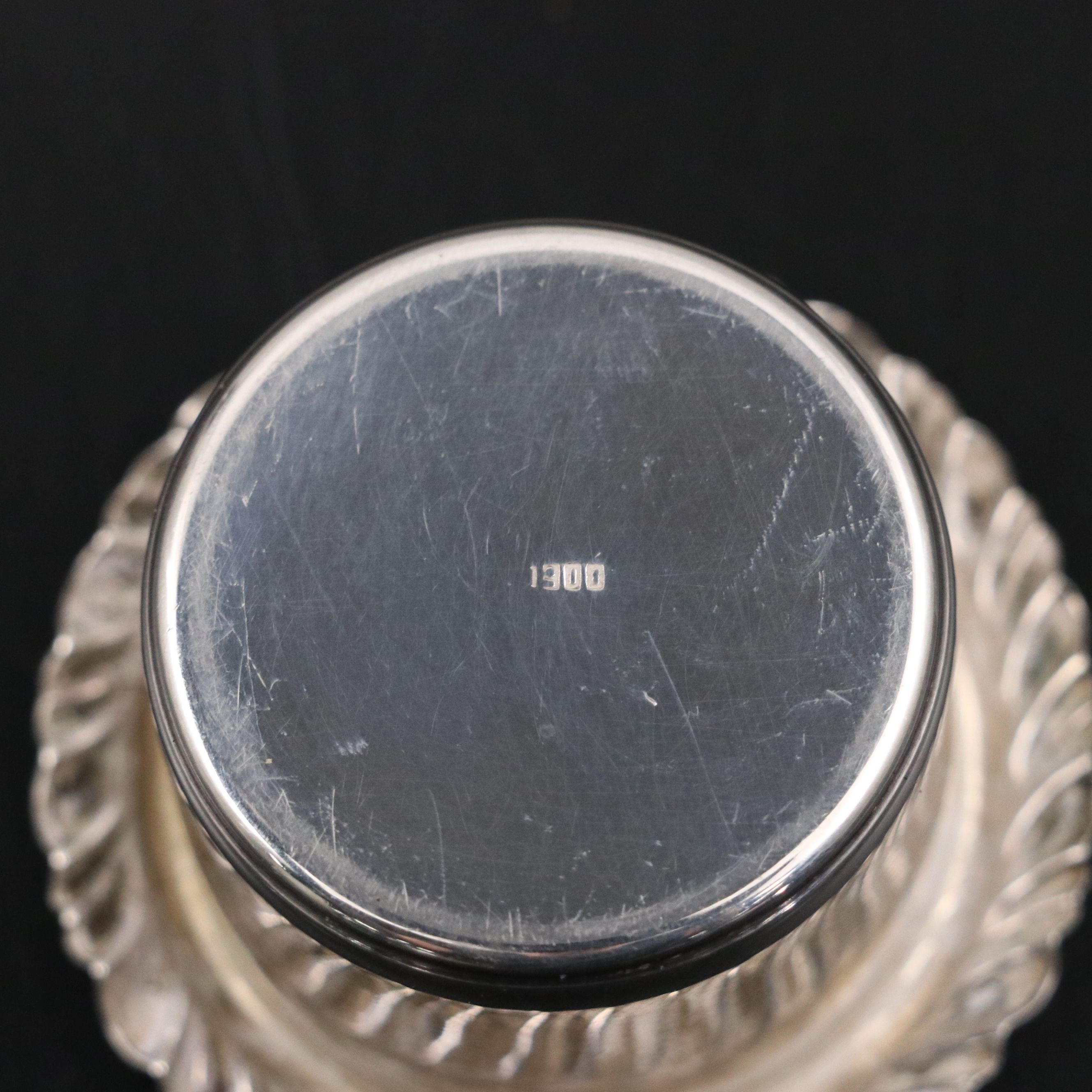 Georgian Style 900 Silver Mustard Pot