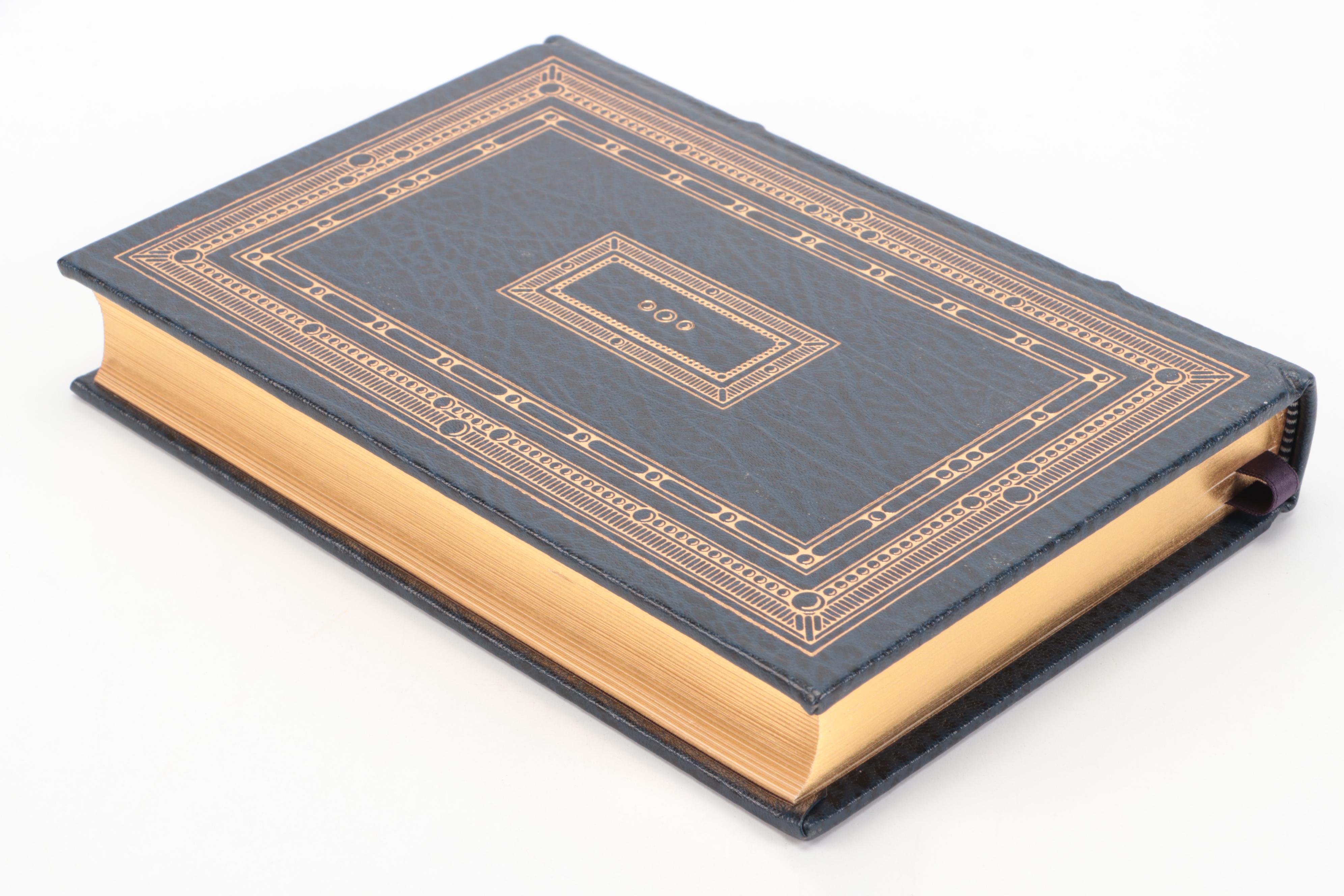 Franklin Library "The Adventures of Huckleberry Finn" and More by Mark Twain